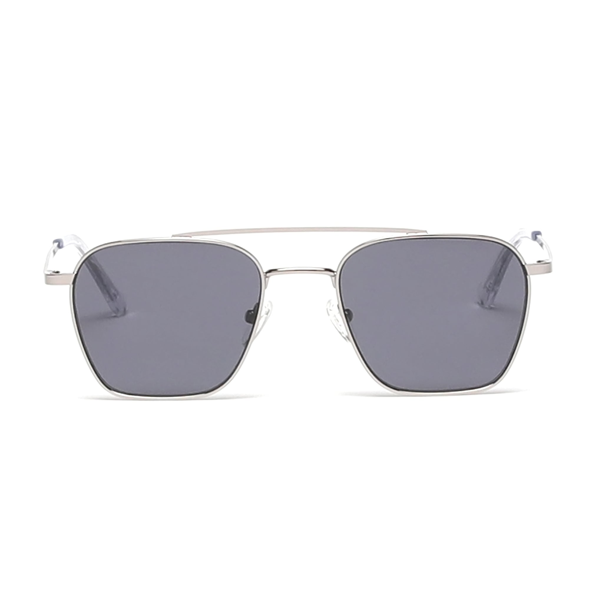 Cavolin Gun Metal Square Sunglasses