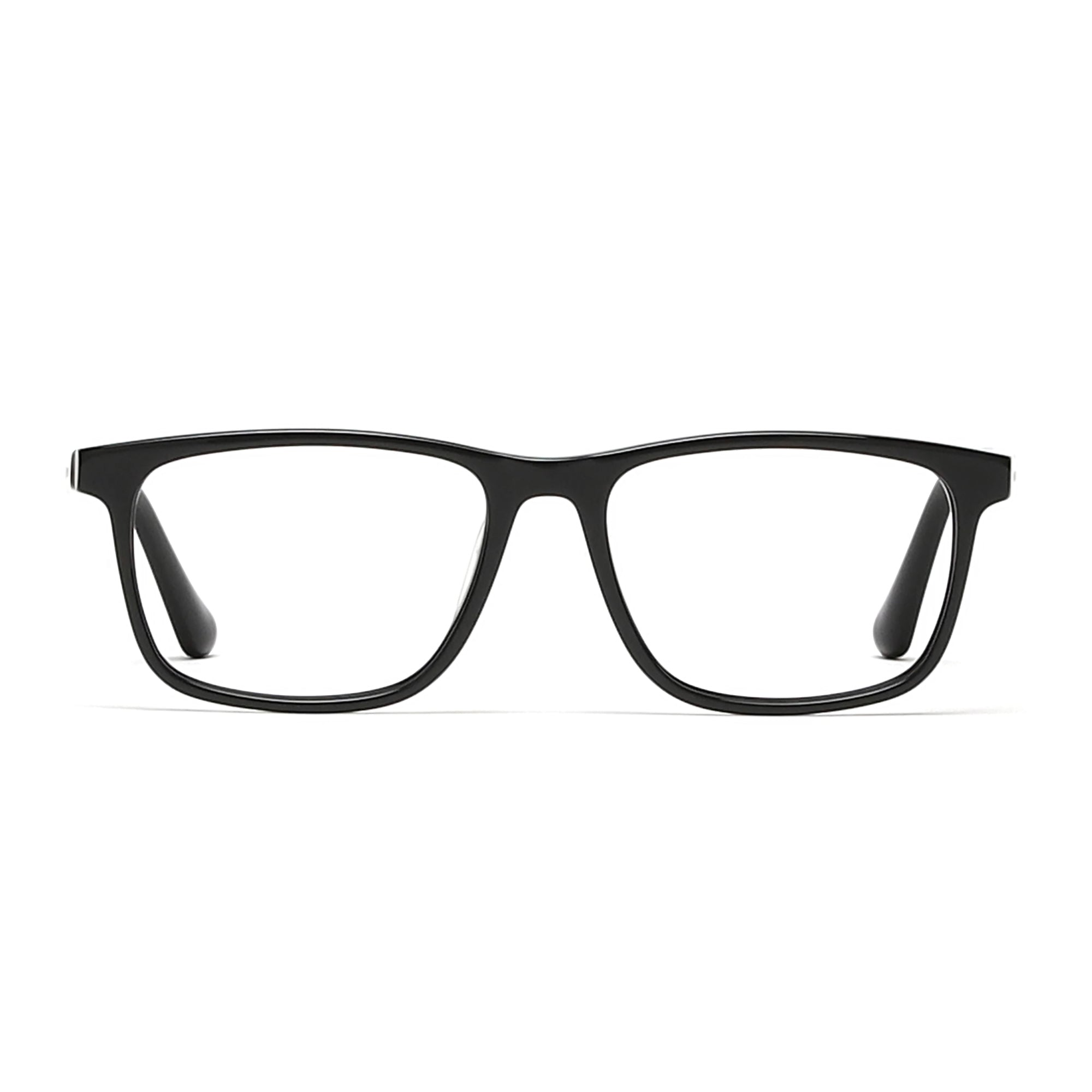 Cavolin Black Rectangle Eyeglasses