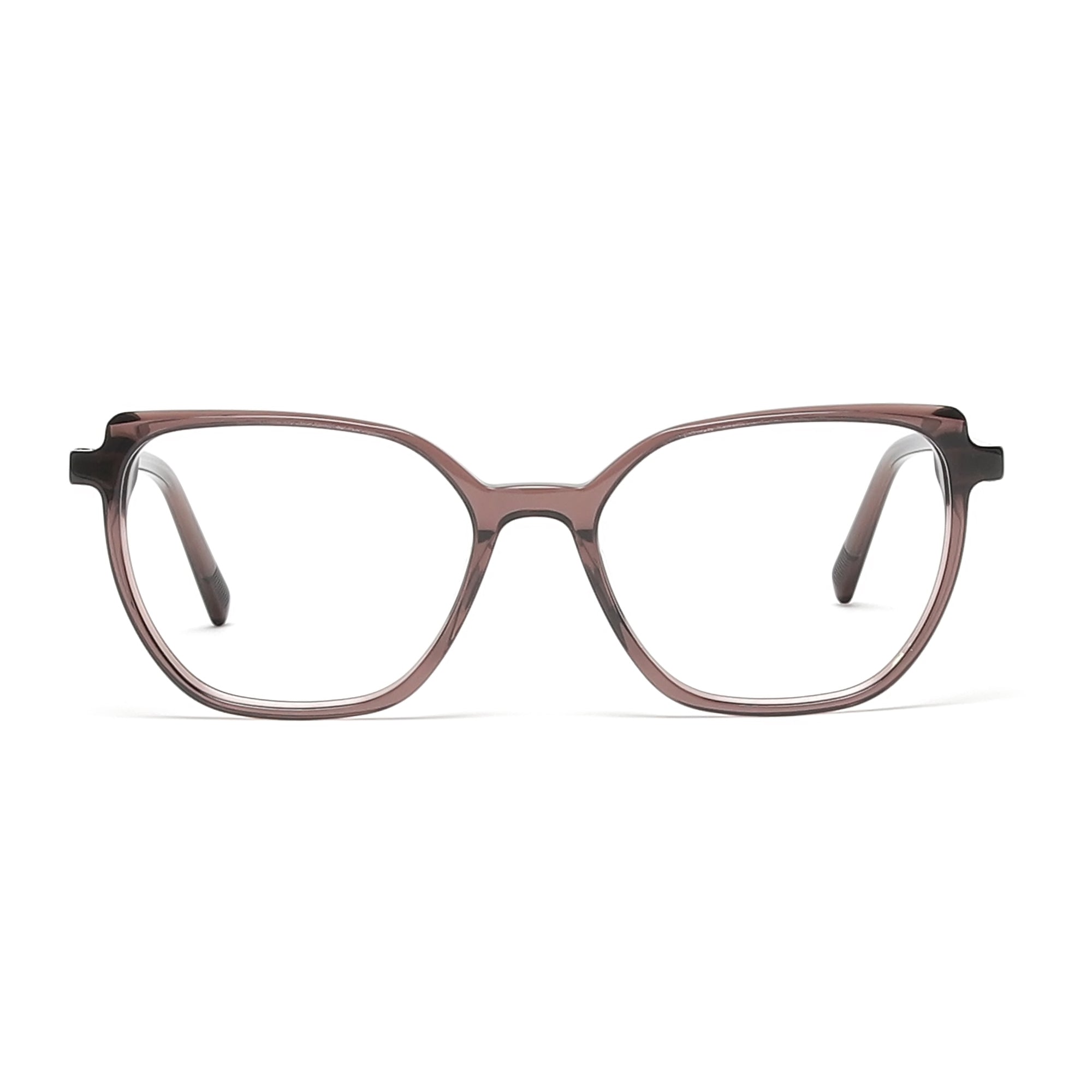 Cavolin Brown Cat Eye Eyeglasses