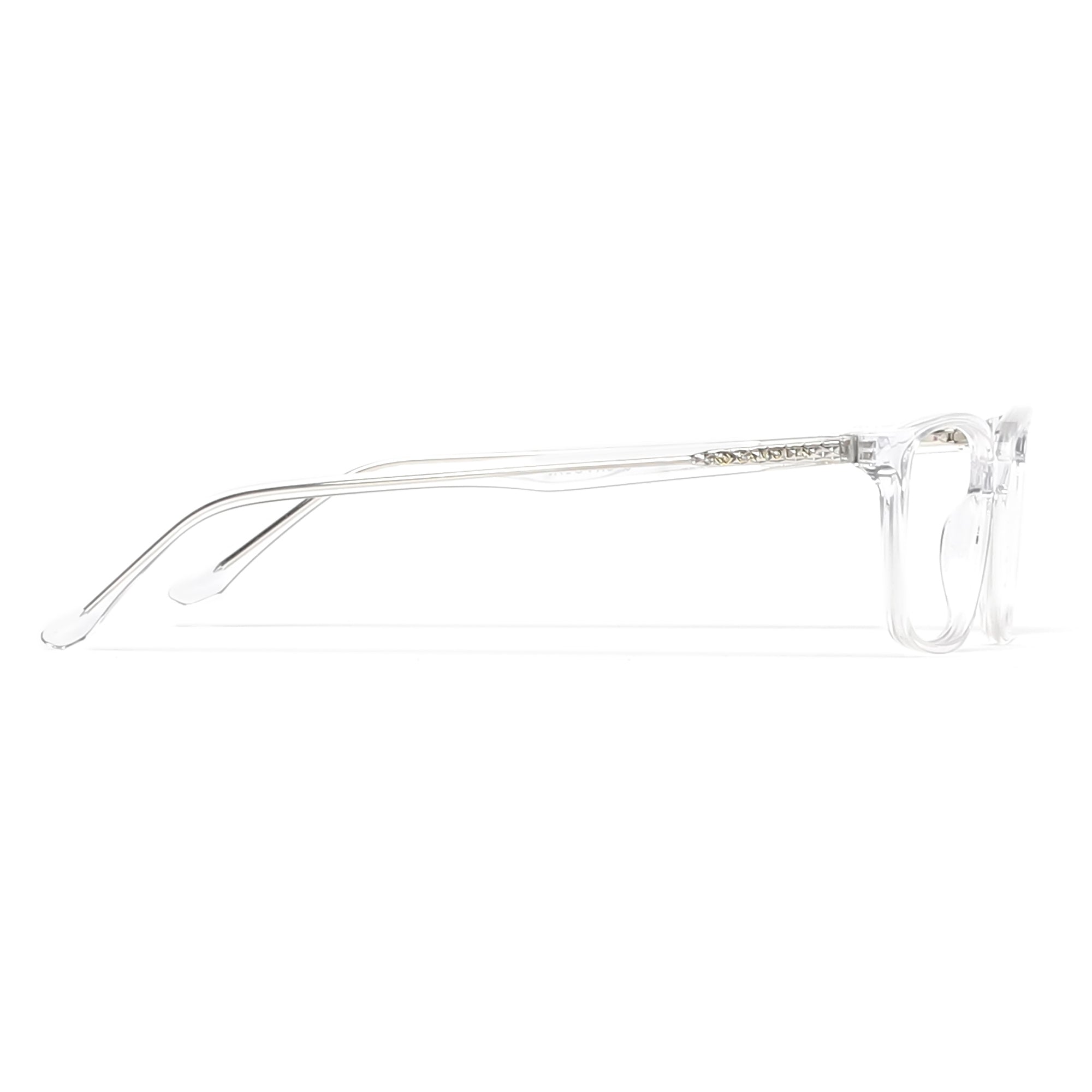 Cavolin Transparent Rectangle Eyeglasses