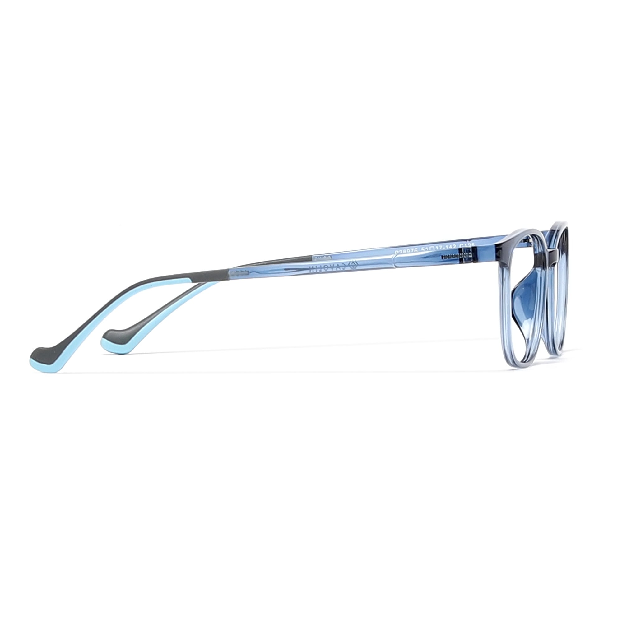 Cavolin Blue Rectangle Eyeglasses