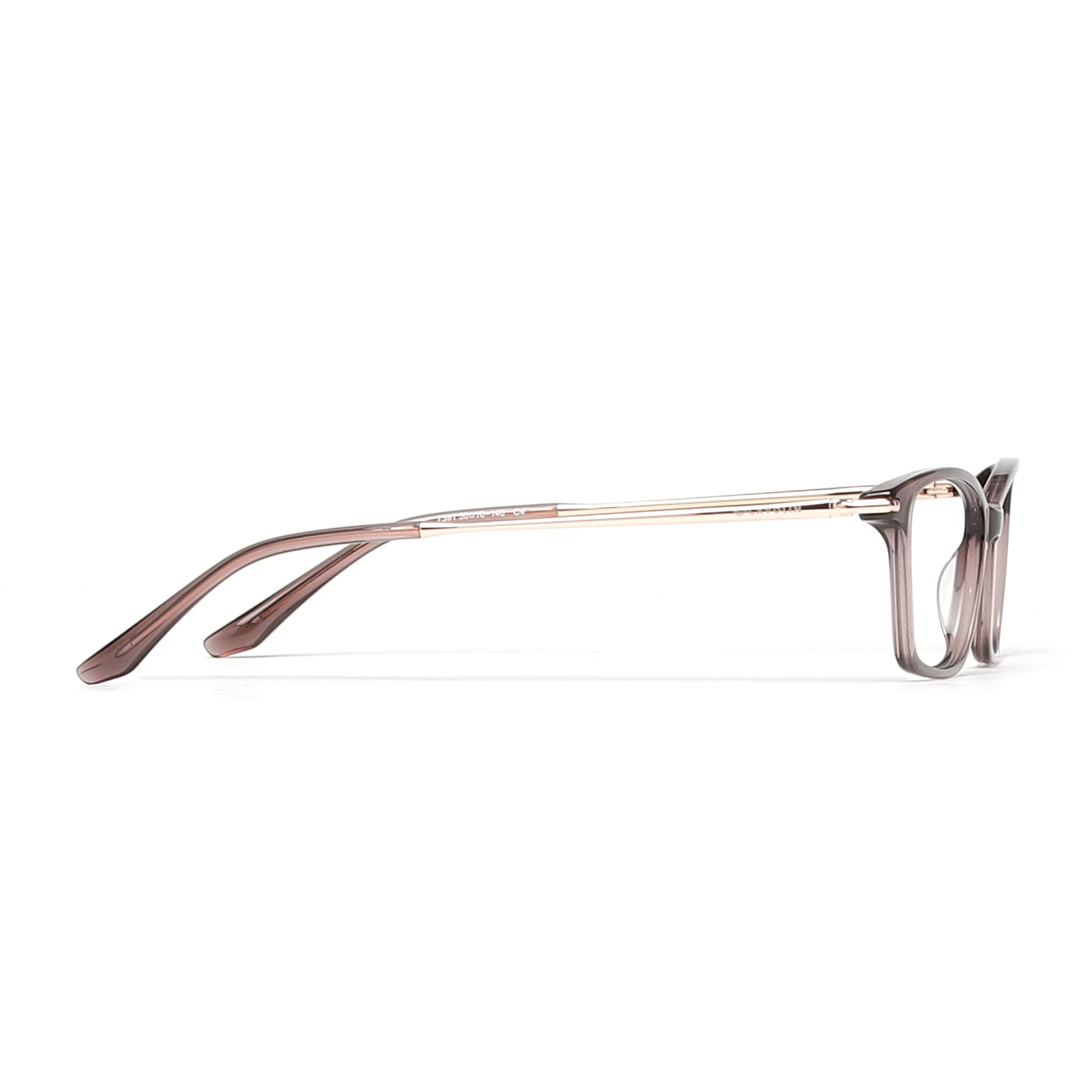 Cavolin Brown Rectangle Eyeglasses