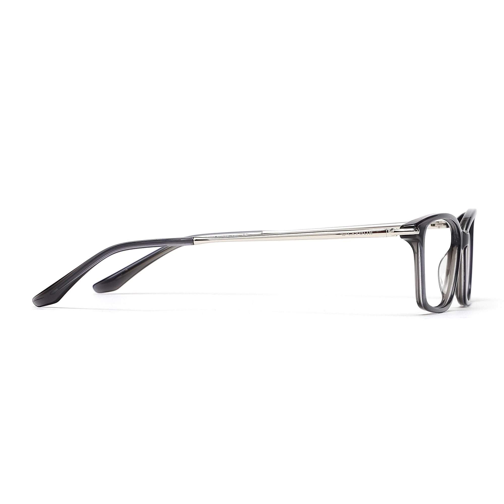 Cavolin Grey Rectangle Eyeglasses