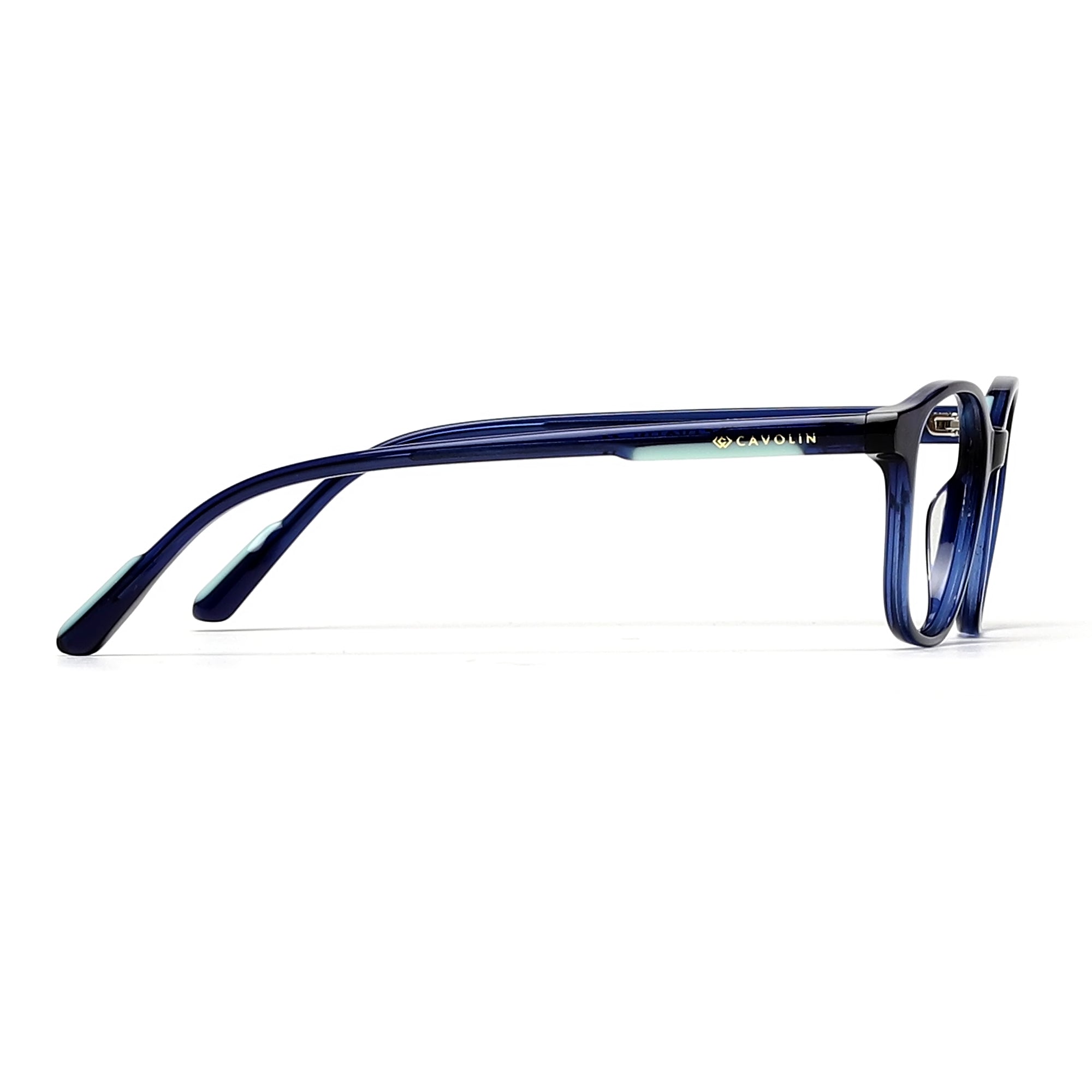 Cavolin Blue Square Eyeglasses