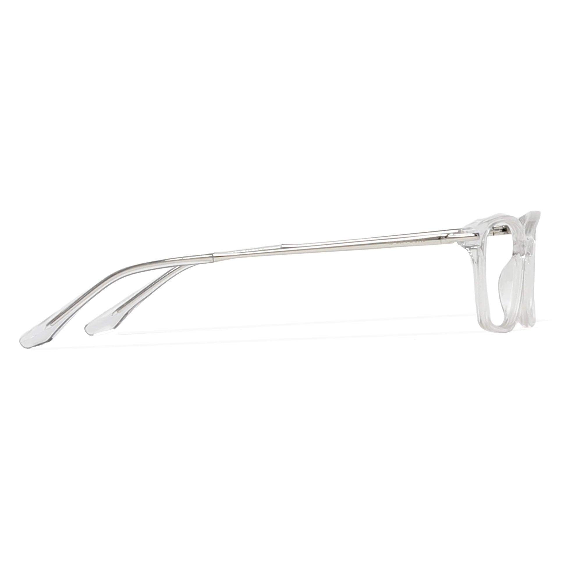 Cavolin Transparent Rectangle Eyeglasses