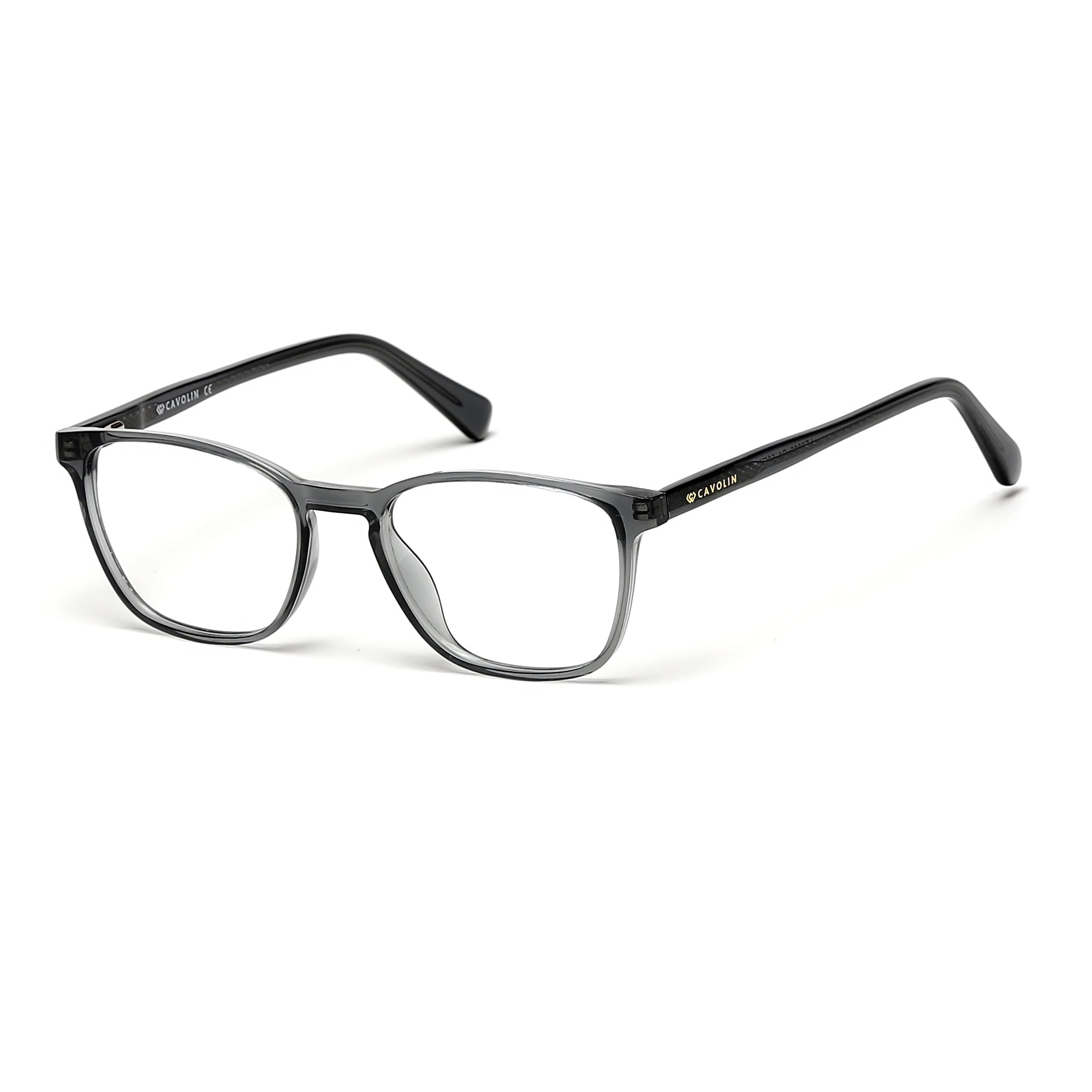 Cavolin Grey Rectangle Eyeglasses