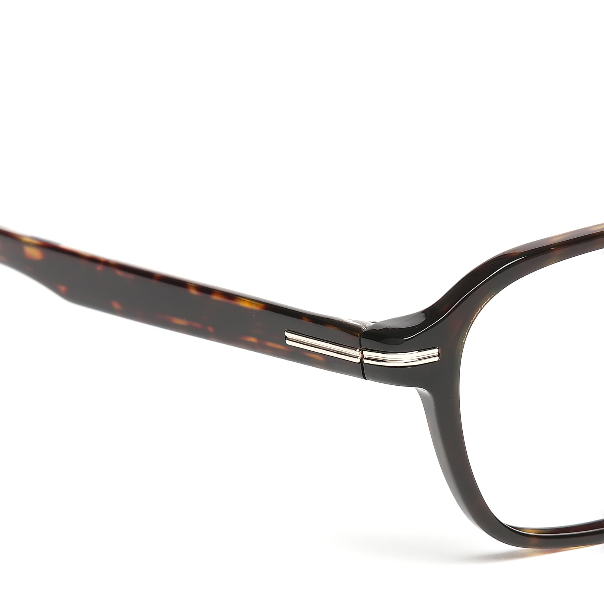 Cavolin Brown Square Eyeglasses