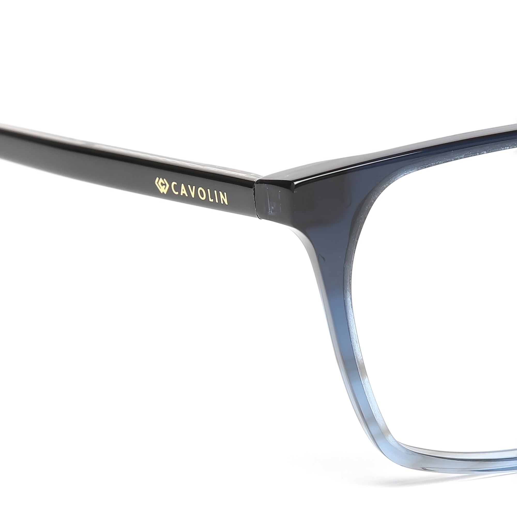 Cavolin Blue Square Eyeglasses