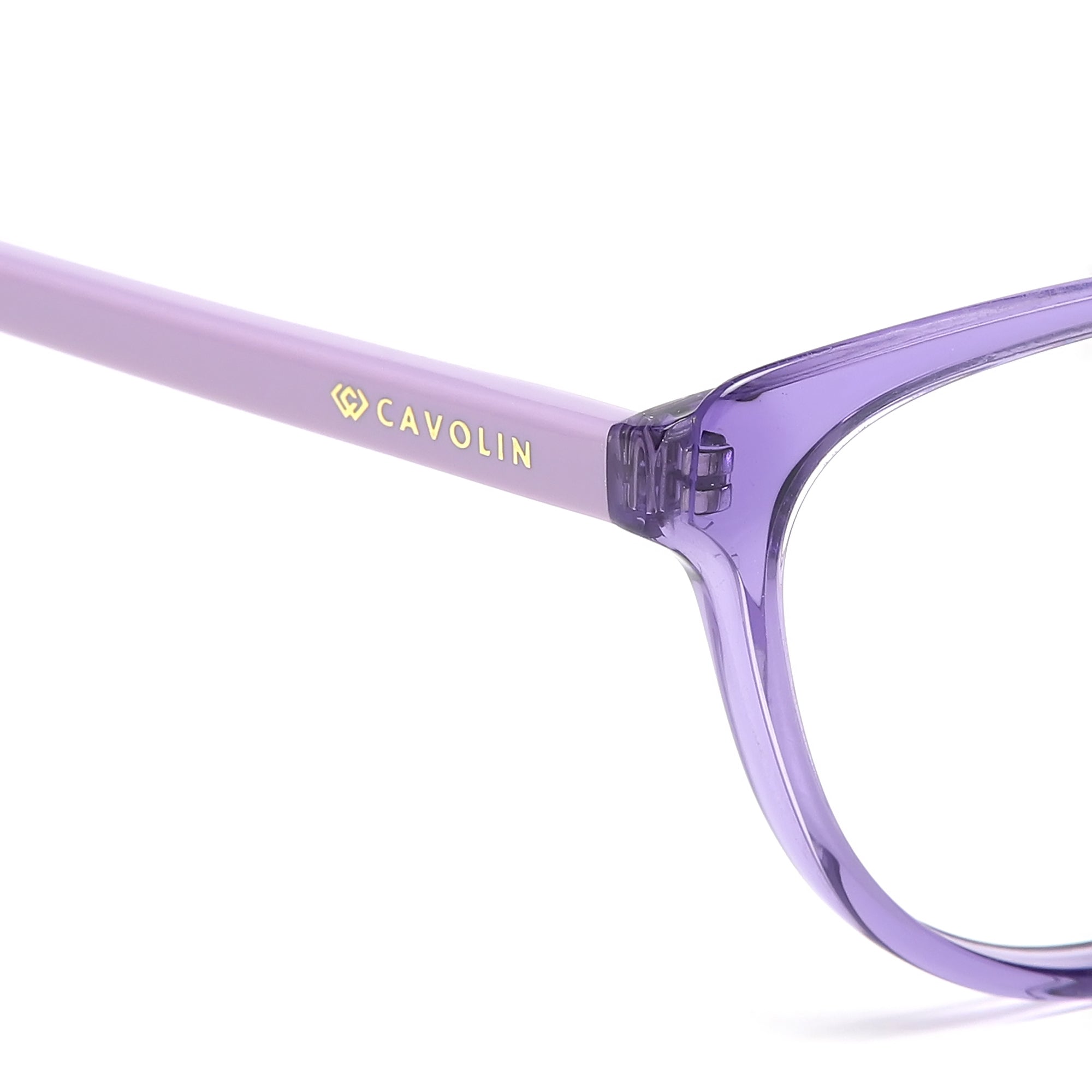 Cavolin Purple Cat Eye Eyeglasses