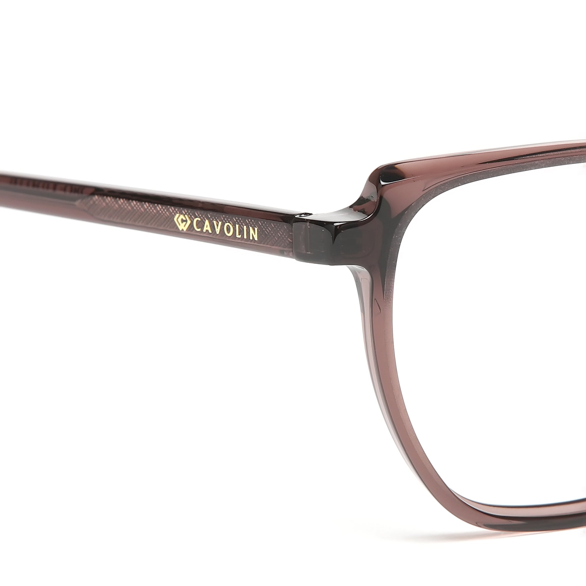 Cavolin Brown Cat Eye Eyeglasses