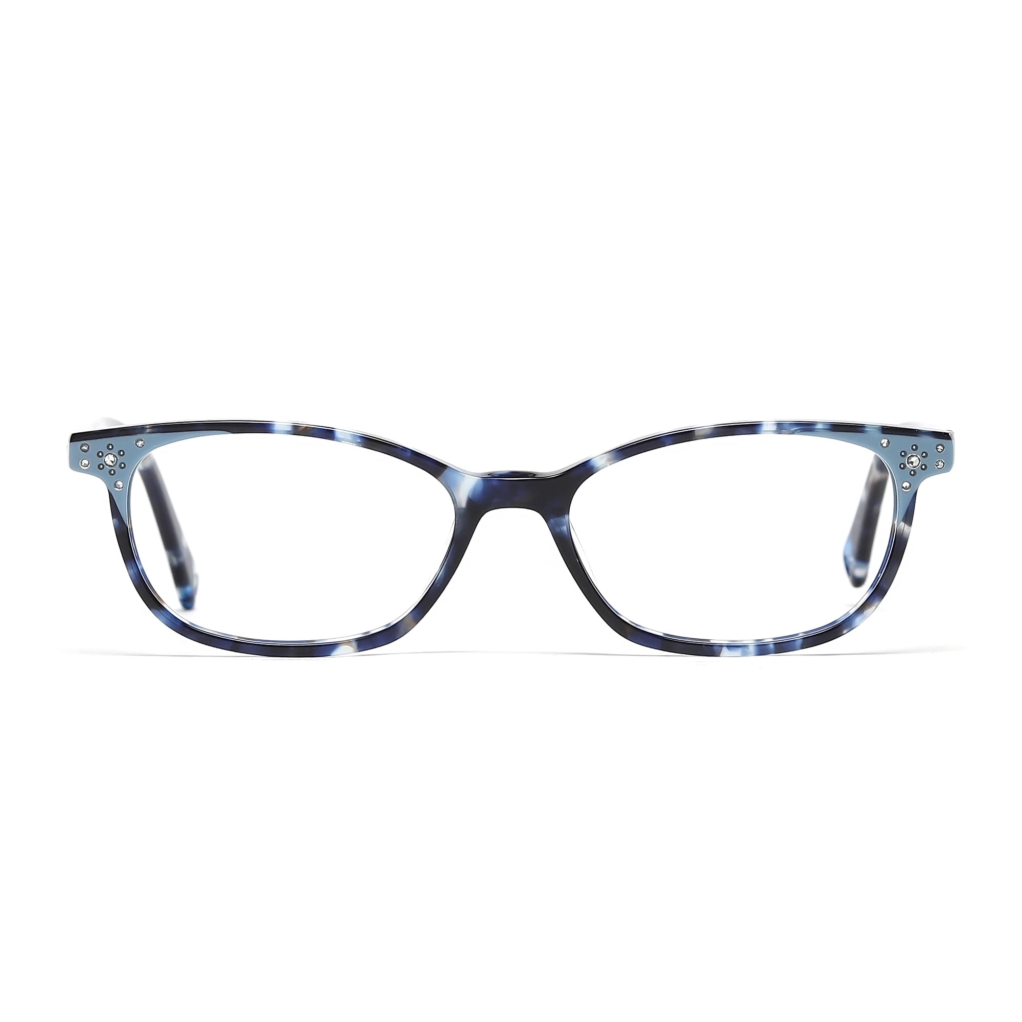 Cavolin Blue Cat Eye Eyeglasses