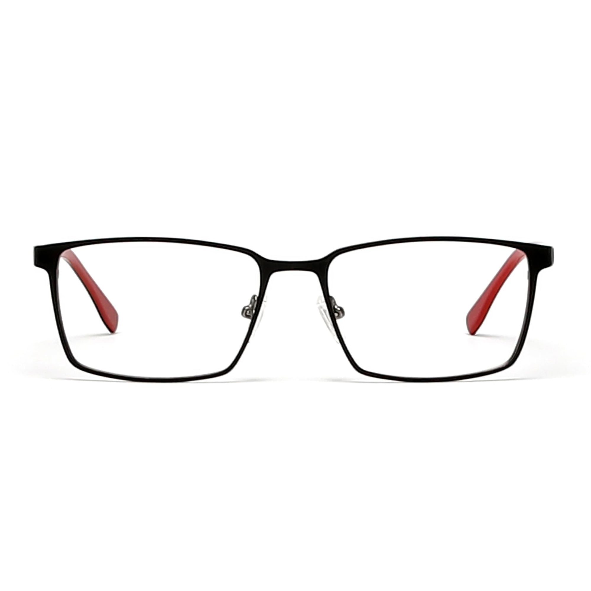 Cavolin Black Rectangle Eyeglasses