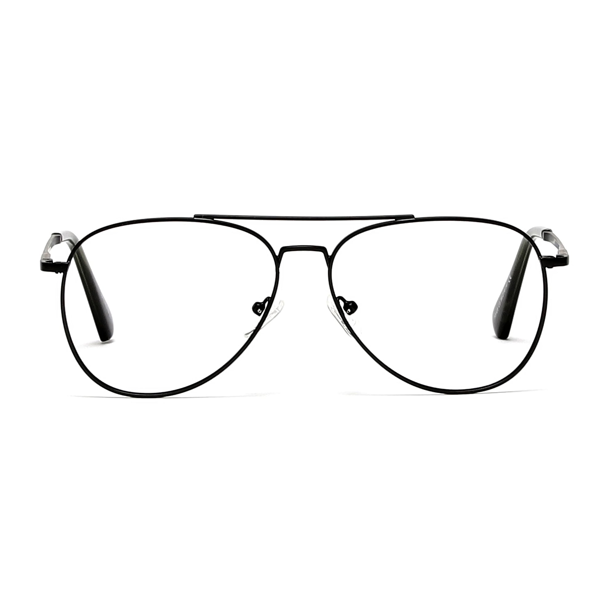 Cavolin Black Aviator Eyeglasses