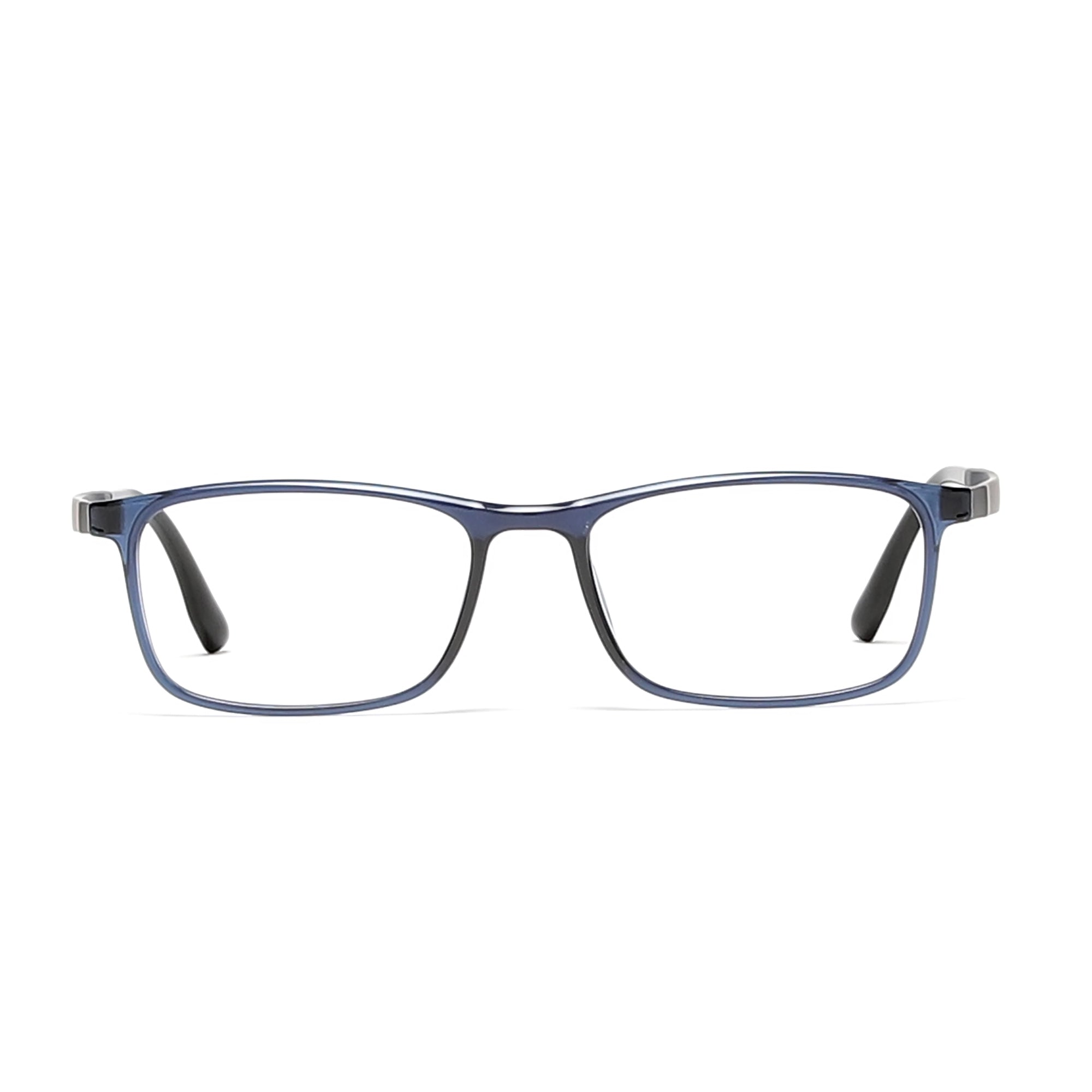 Cavolin Blue Rectangle Eyeglasses