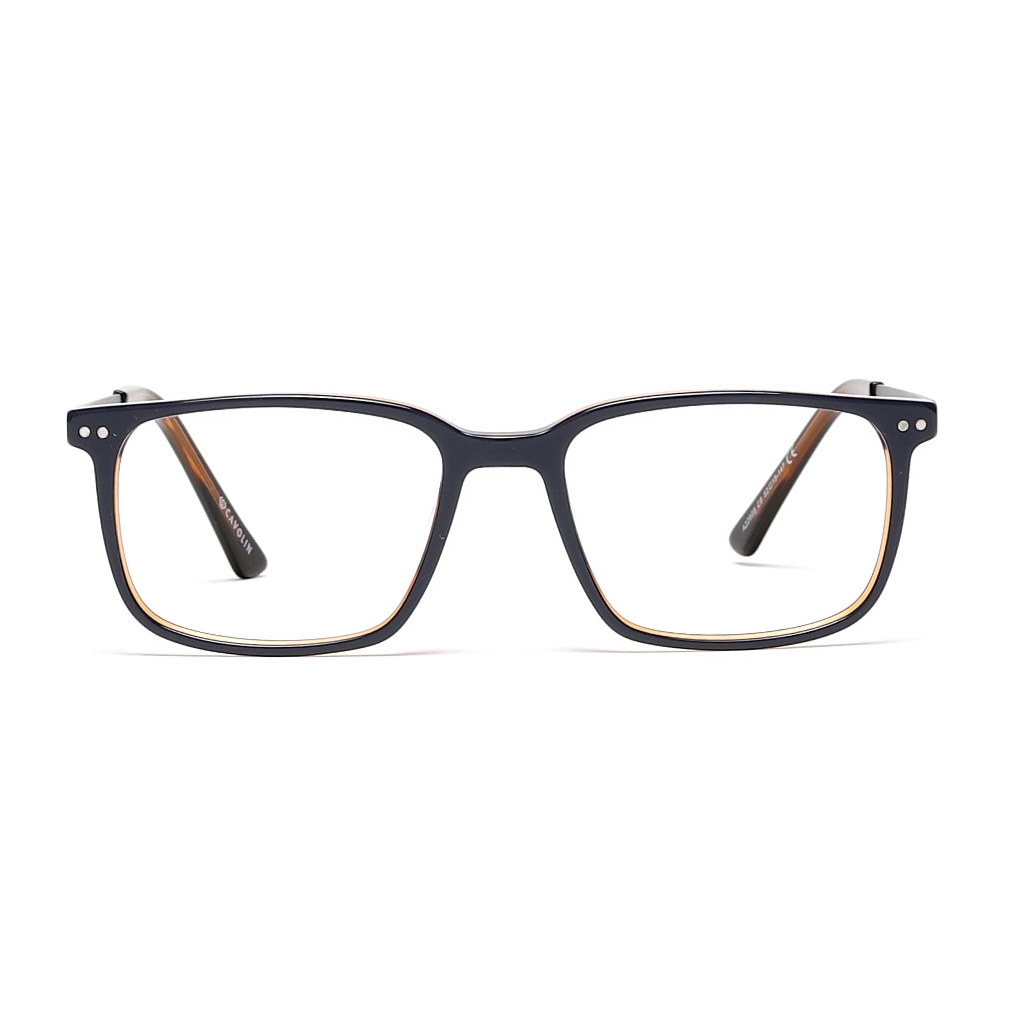 Cavolin Blue Rectangle Eyeglasses