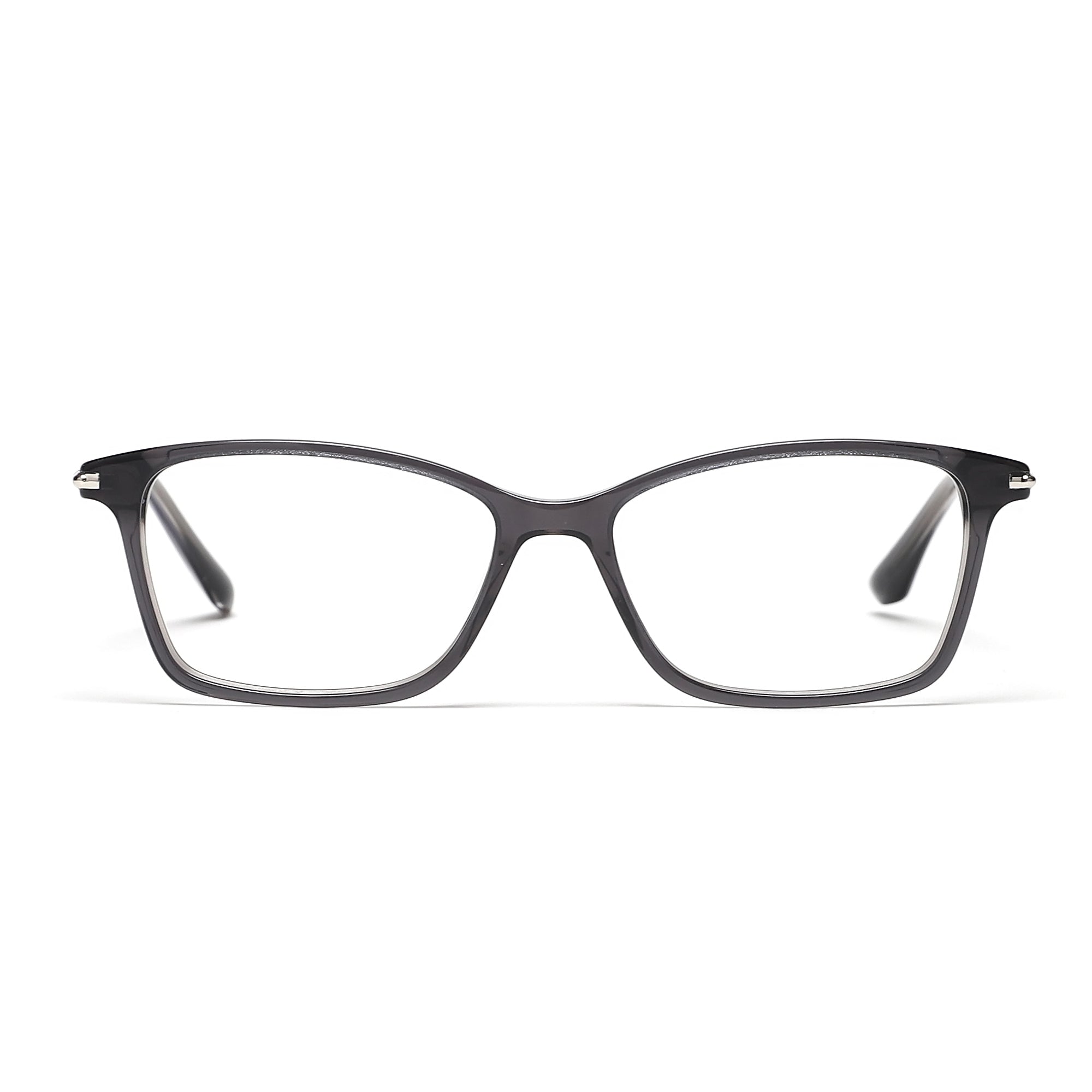 Cavolin Grey Rectangle Eyeglasses