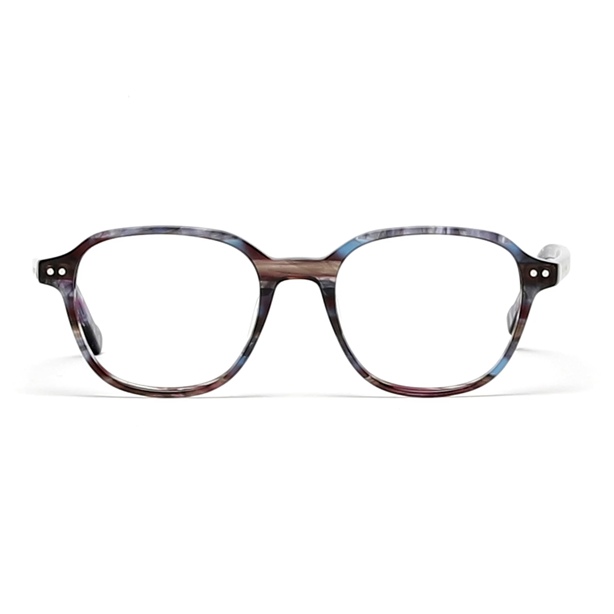 Cavolin Grey Square Eyeglasses