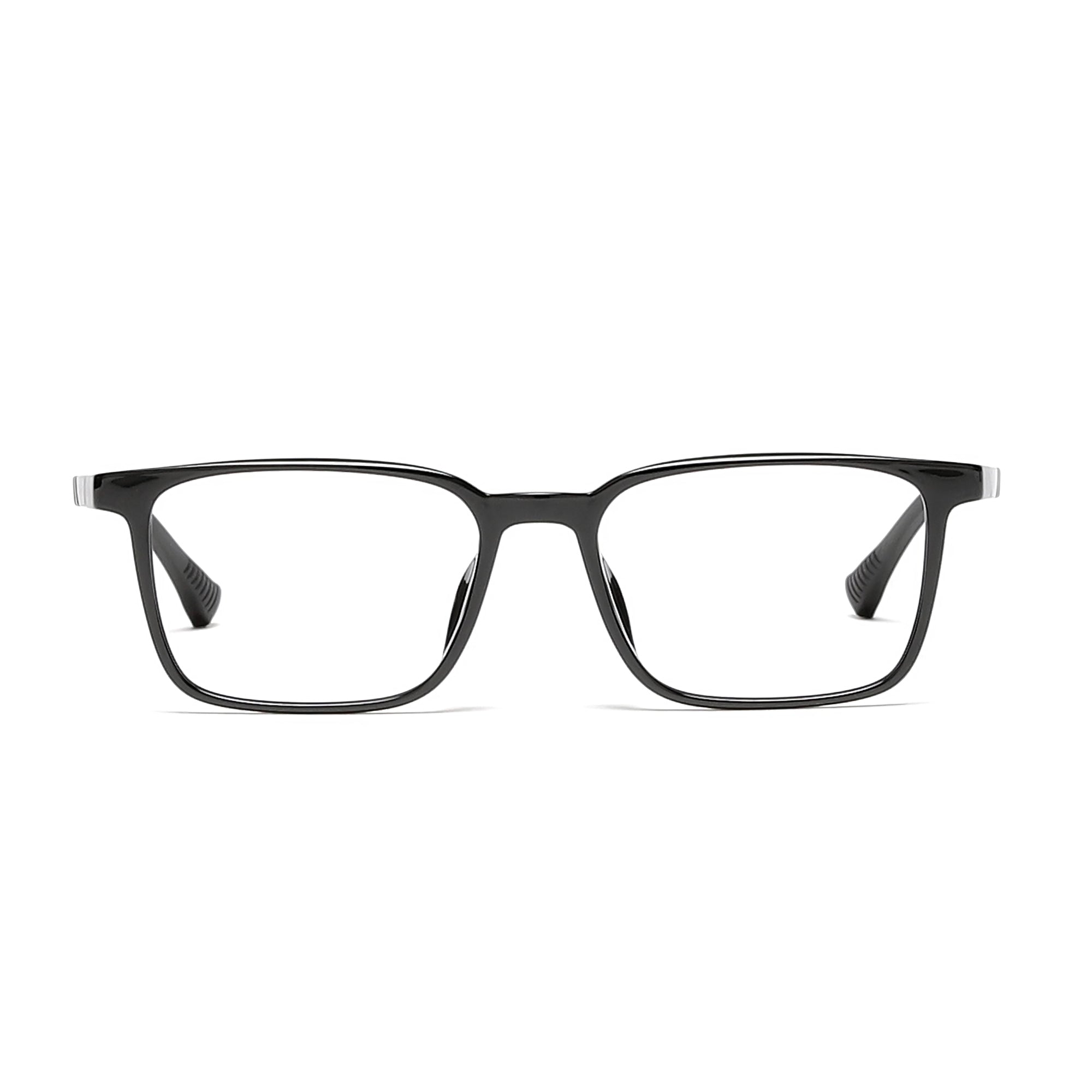 Cavolin Black Rectangle Eyeglasses