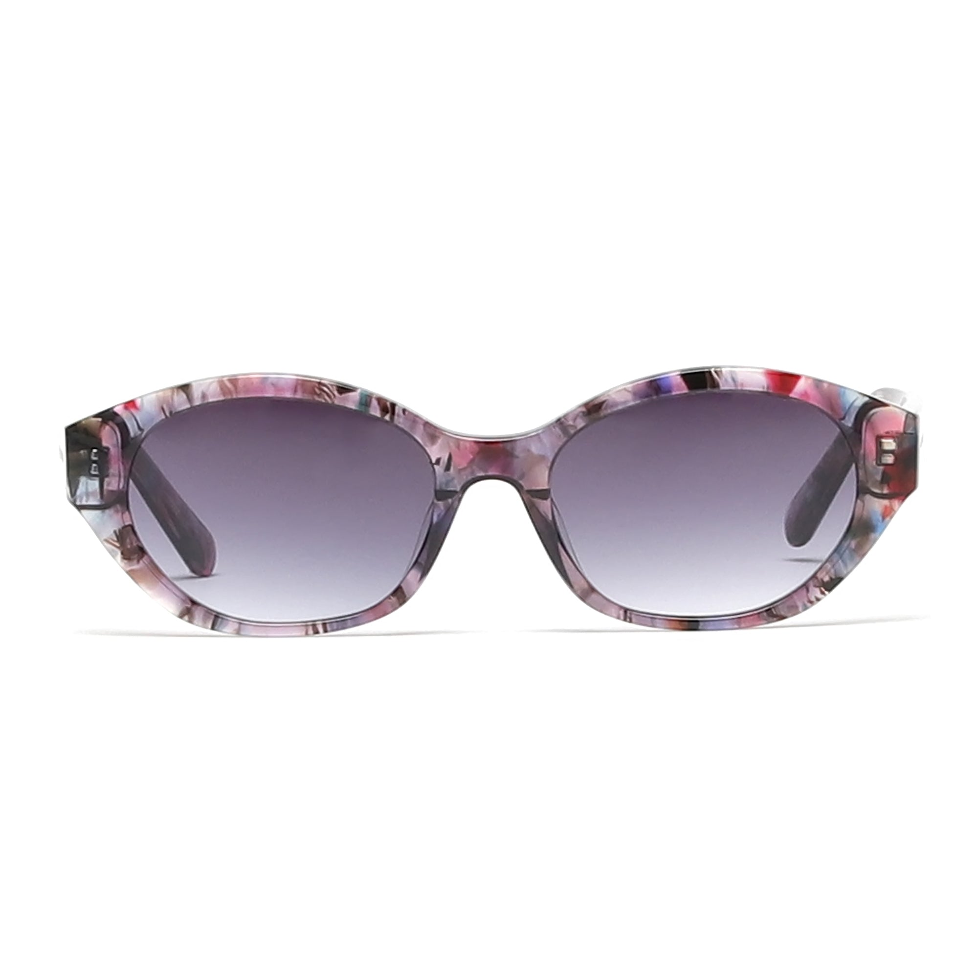 Cavolin Purple Cat Eye Sunglasses