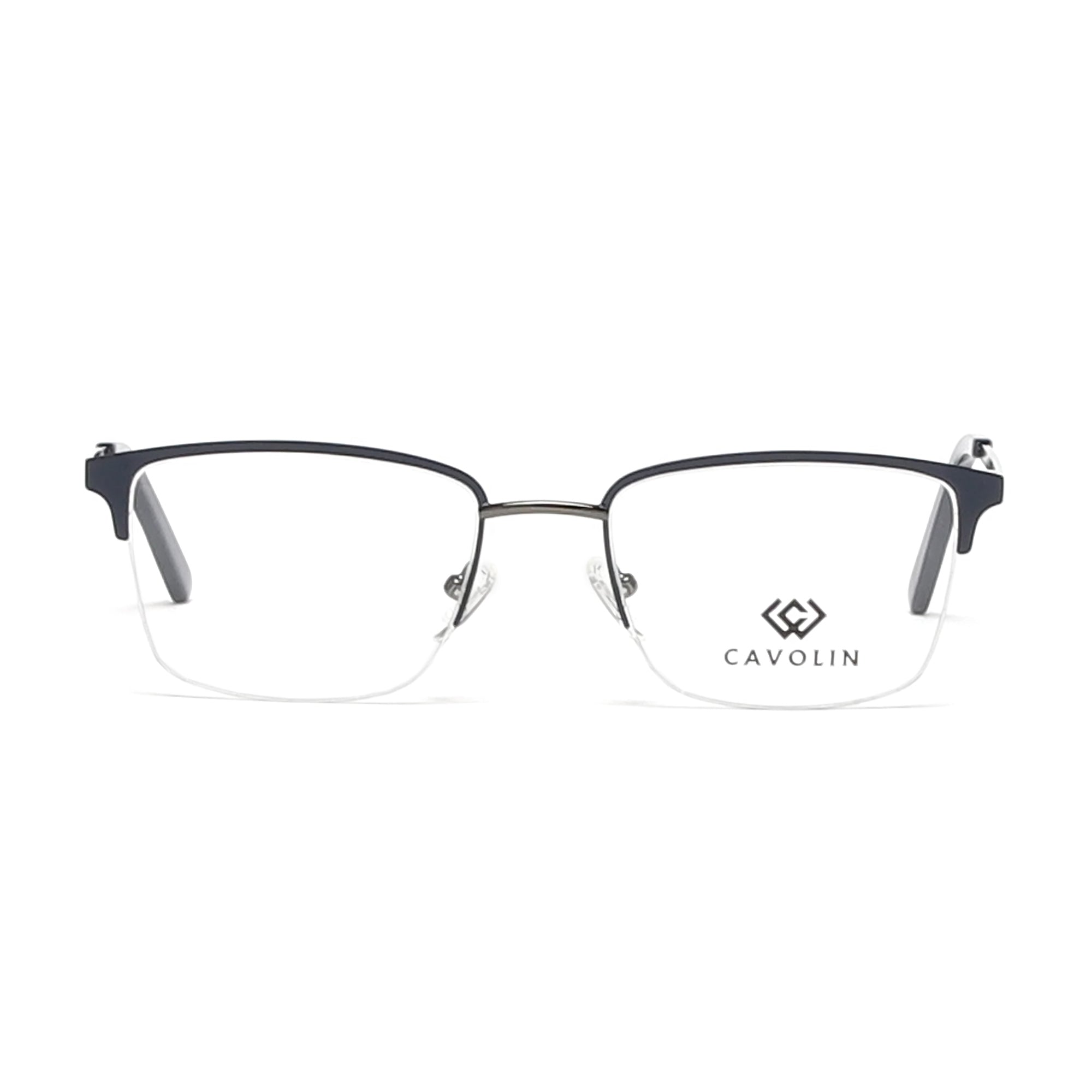 Cavolin Blue Rectangle Eyeglasses