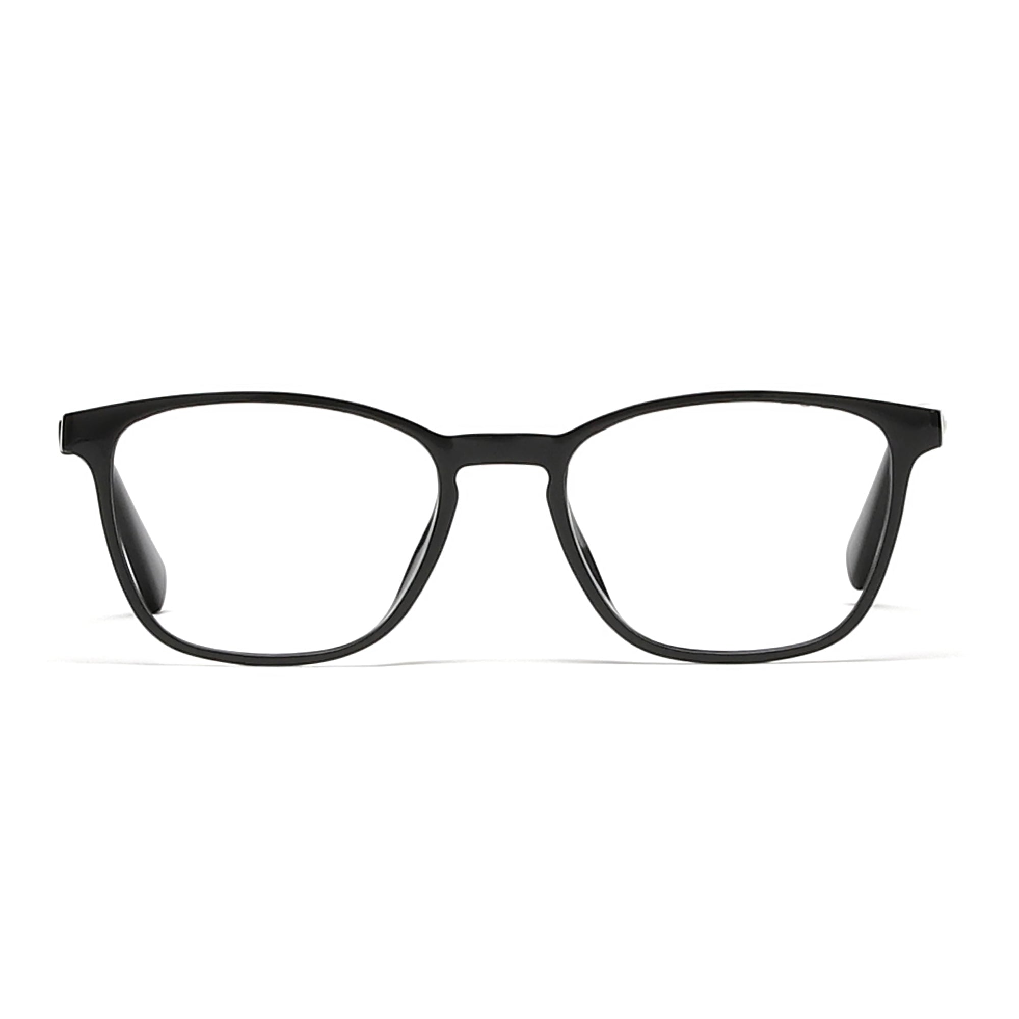 Cavolin Black Rectangle Eyeglasses