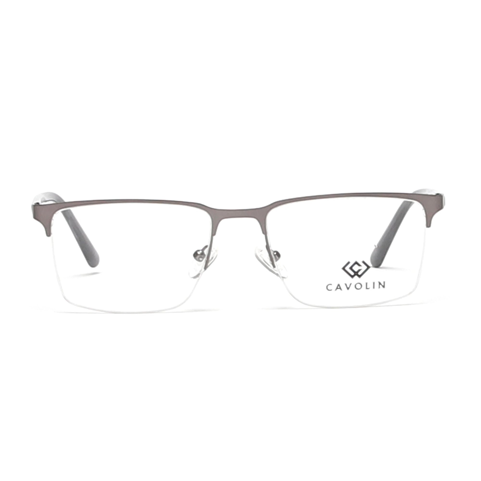 Cavolin Grey Rectangle Eyeglasses