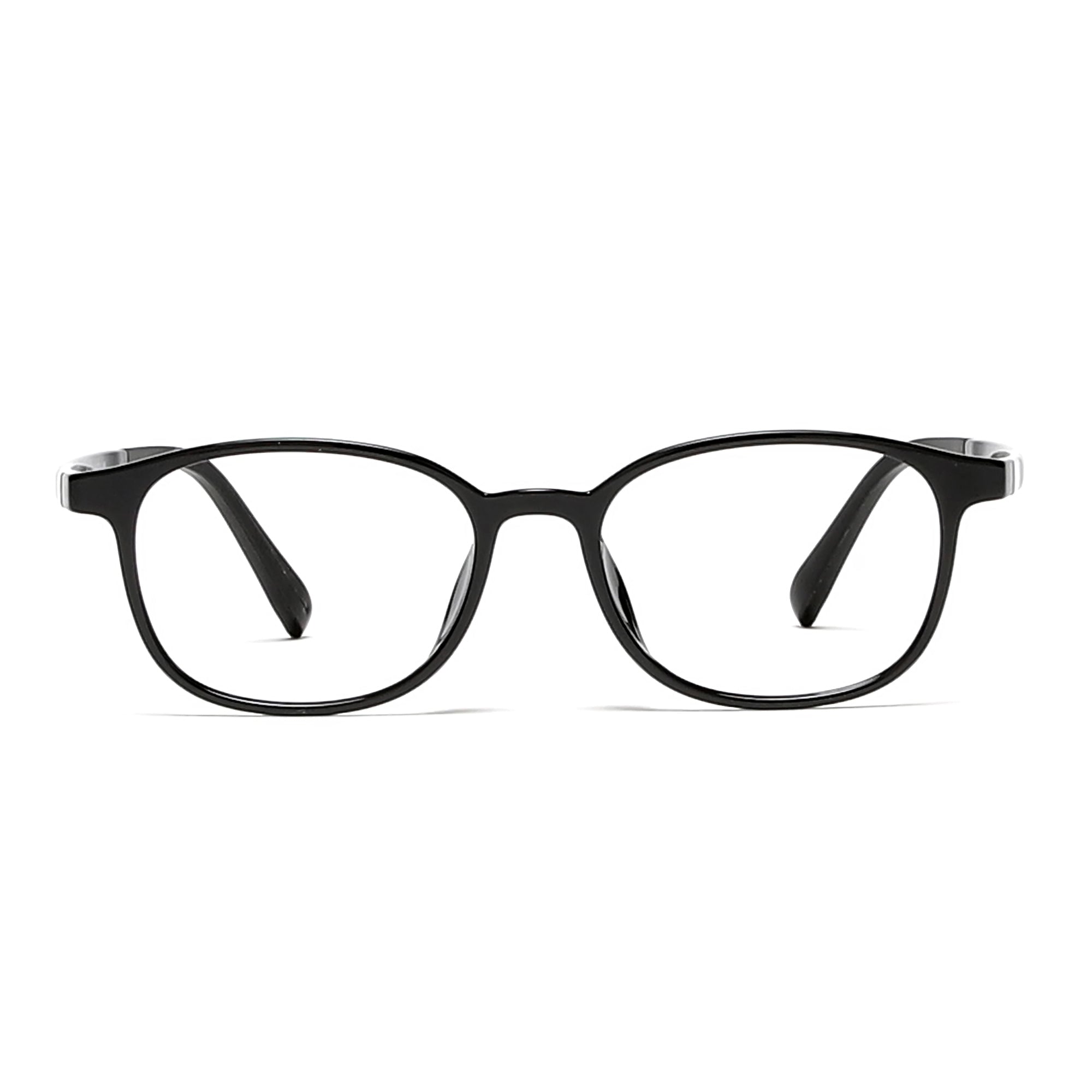Cavolin Black Rectangle Eyeglasses