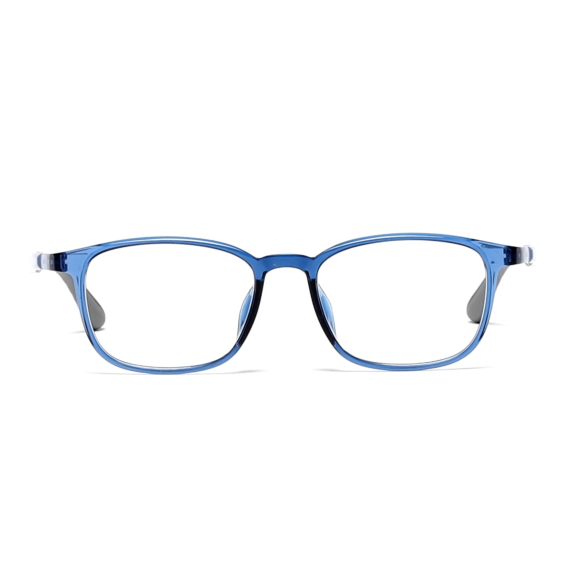 Cavolin Blue Rectangle Eyeglasses