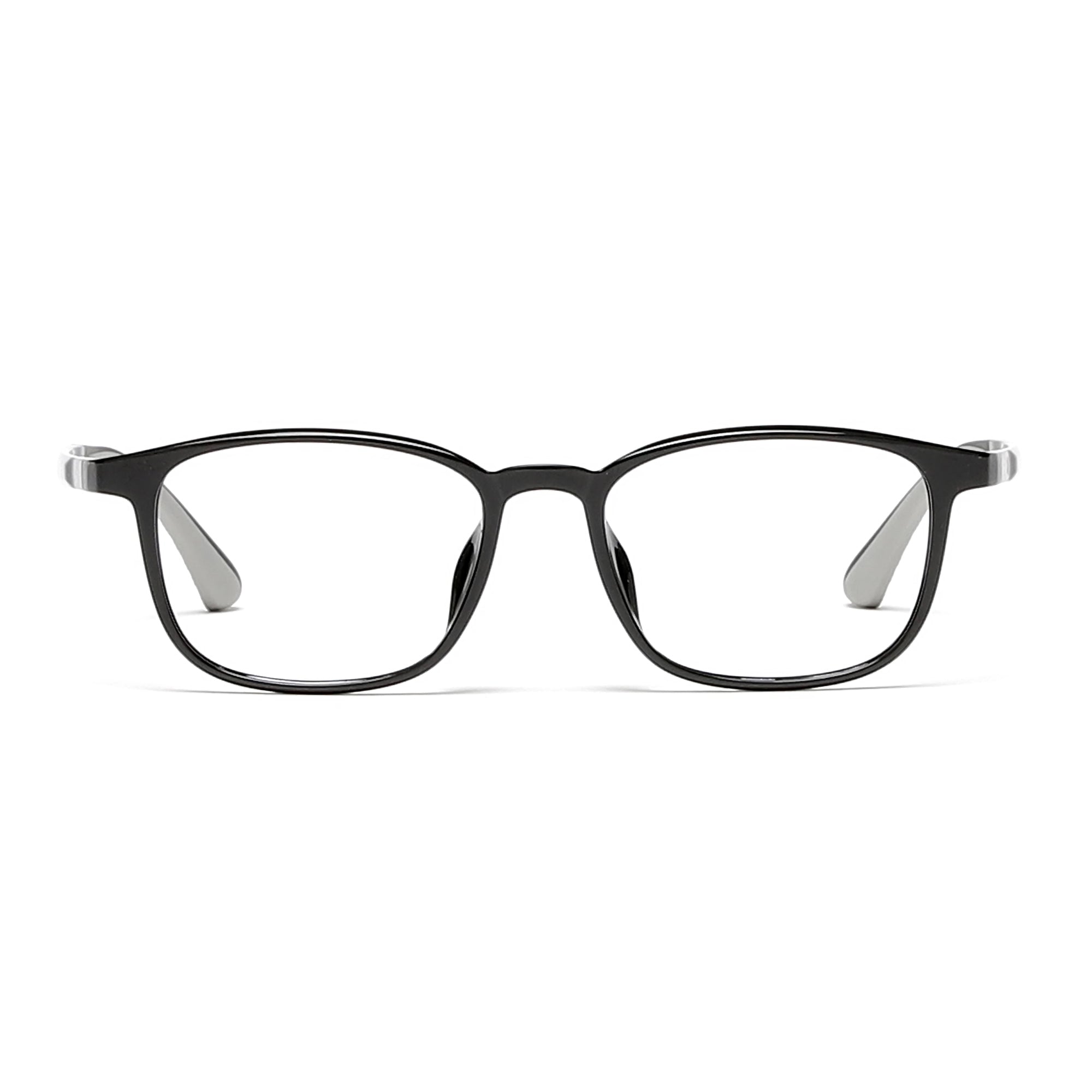 Cavolin Black Rectangle Eyeglasses