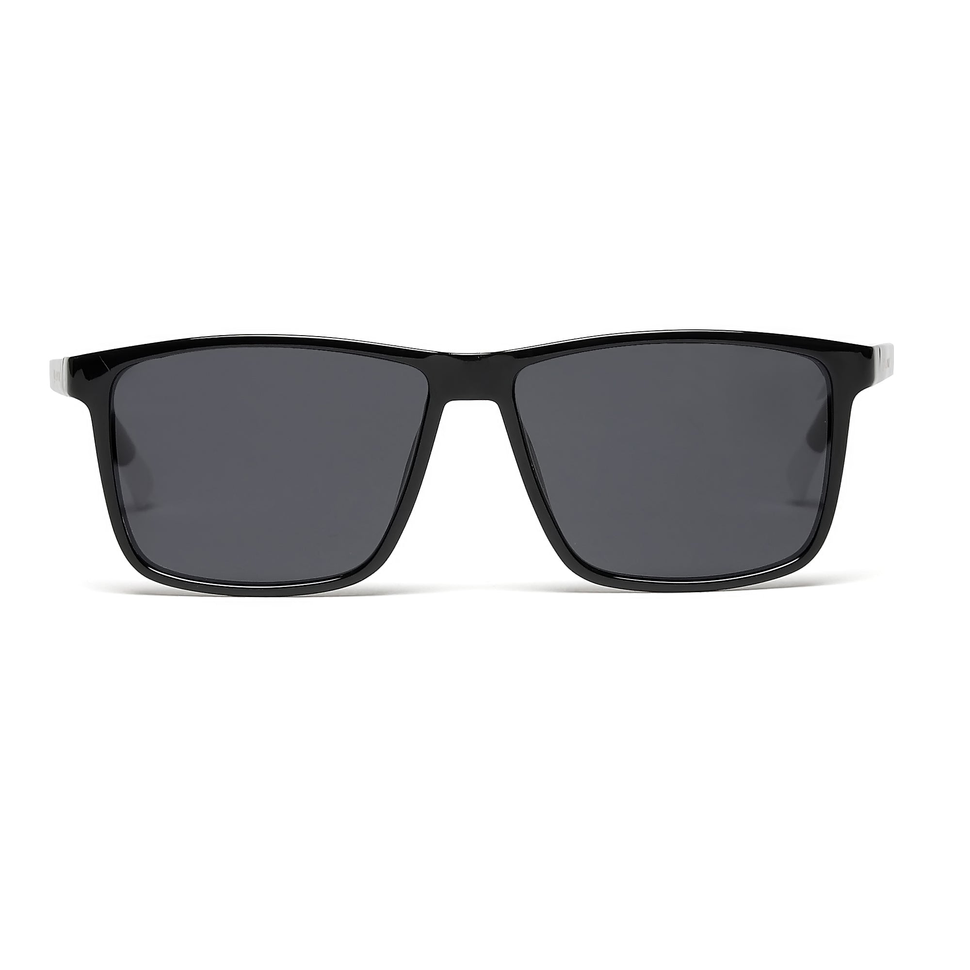 Cavolin Black Rectangle Sunglasses