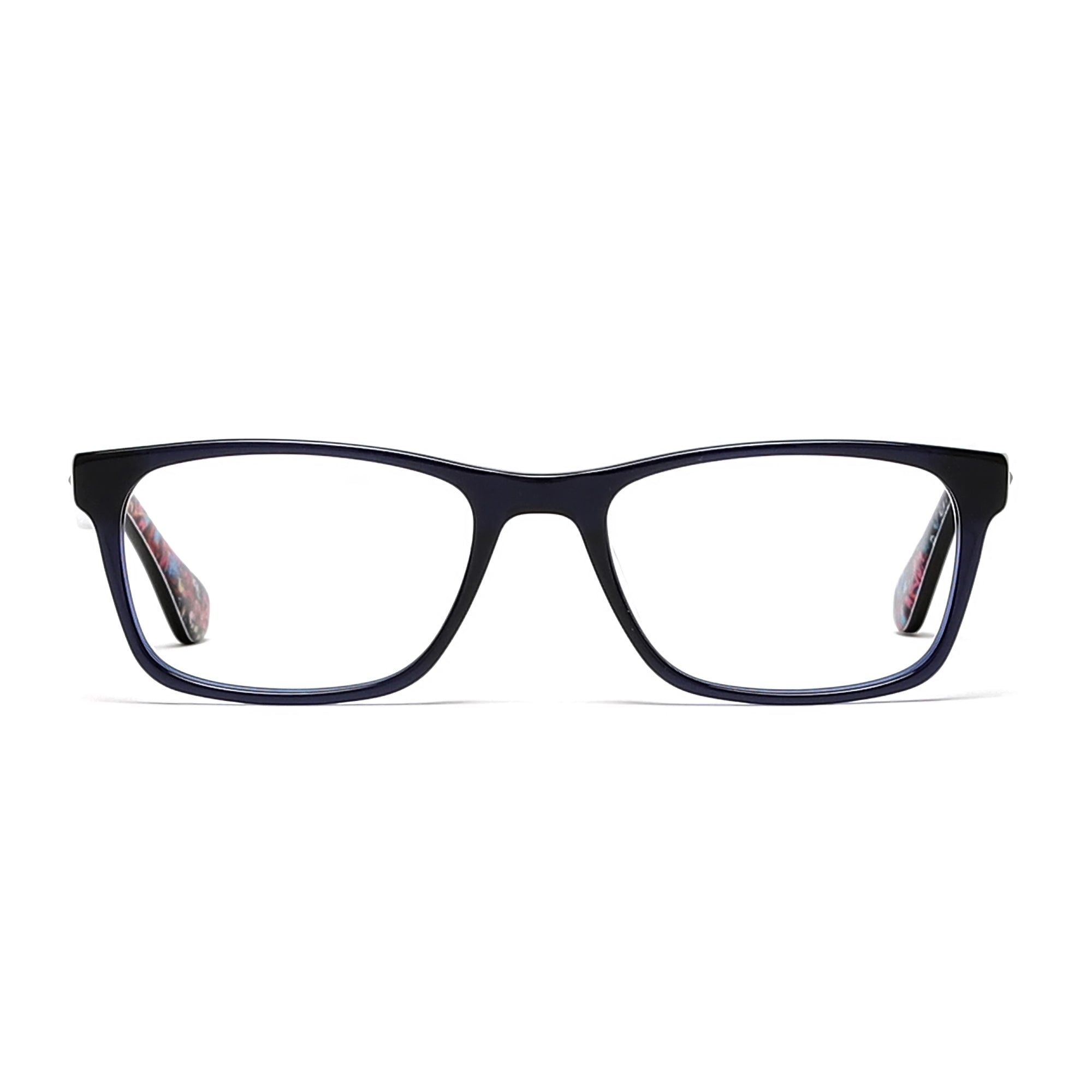 Cavolin Blue Rectangle Eyeglasses