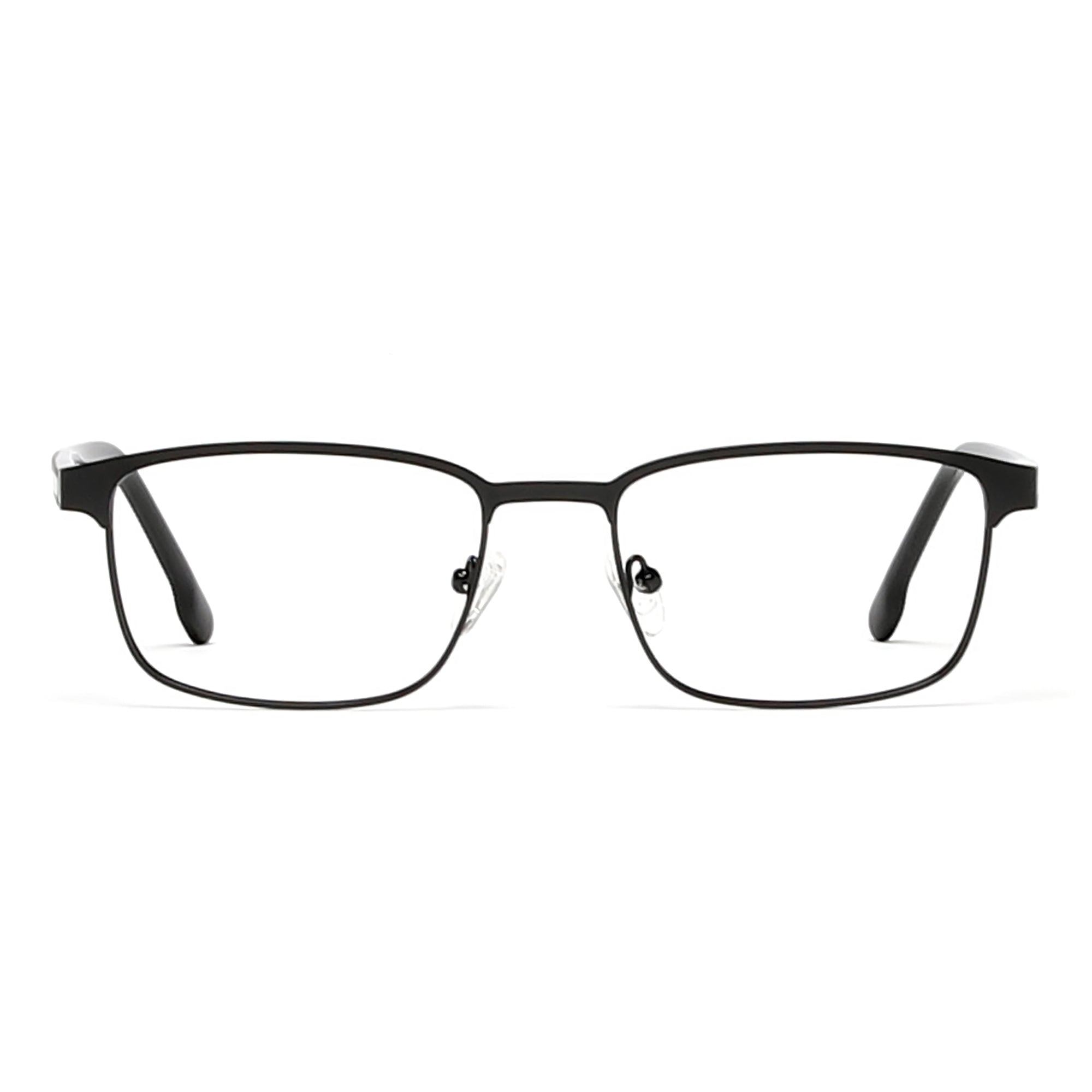 Cavolin Black Rectangle Eyeglasses