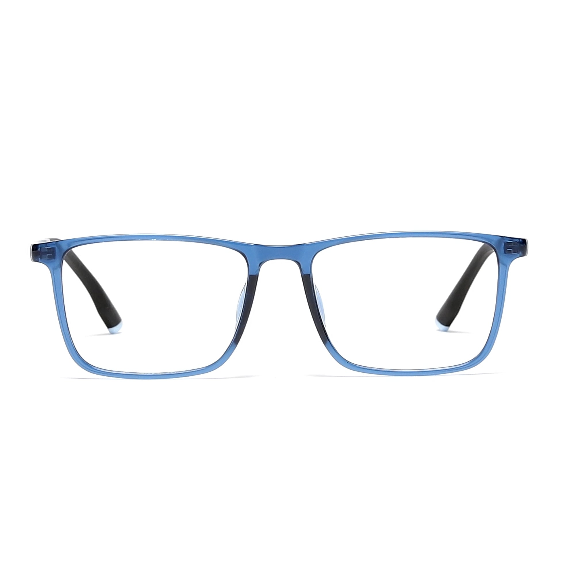 Cavolin Blue Rectangle Eyeglasses