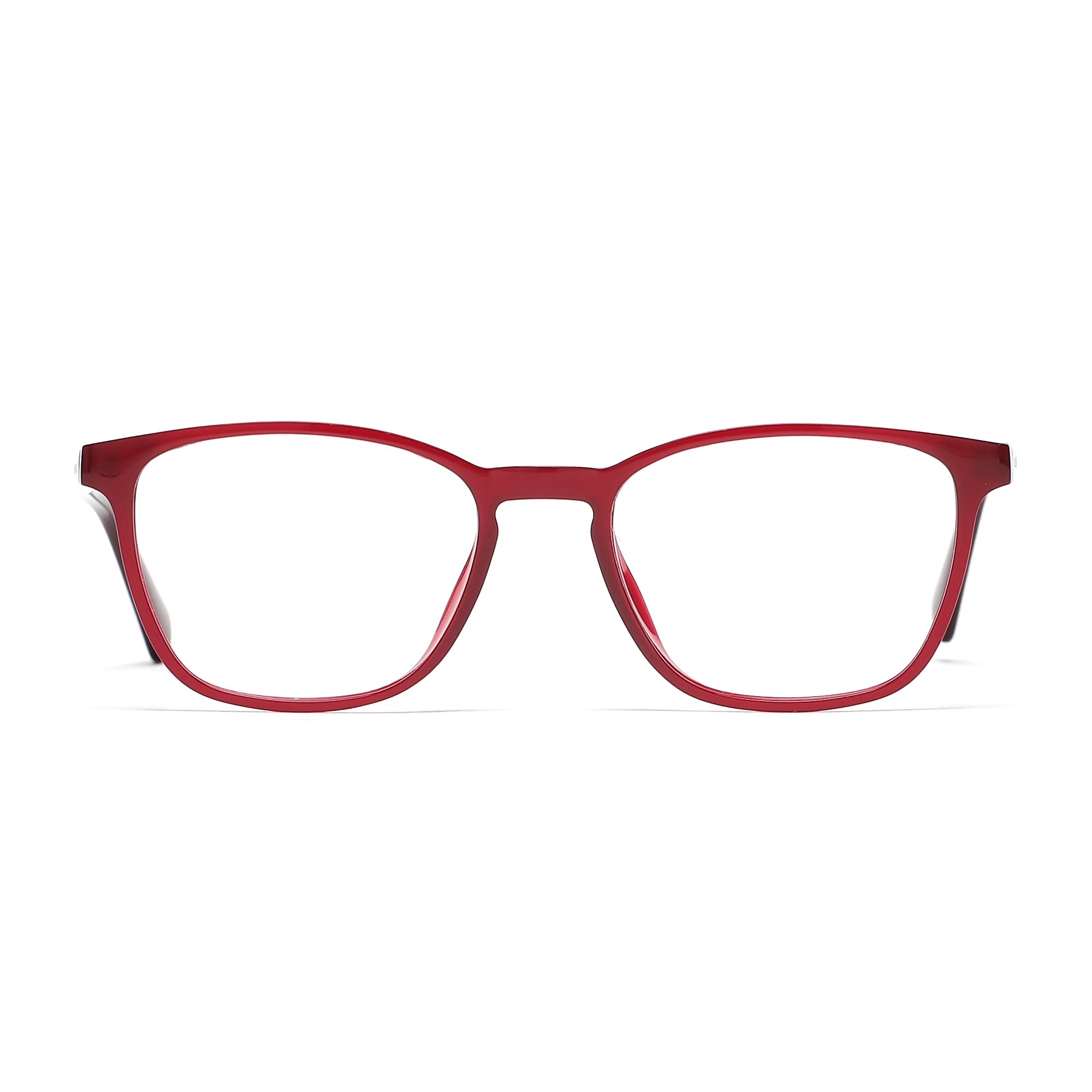 Cavolin Red Rectangle Eyeglasses
