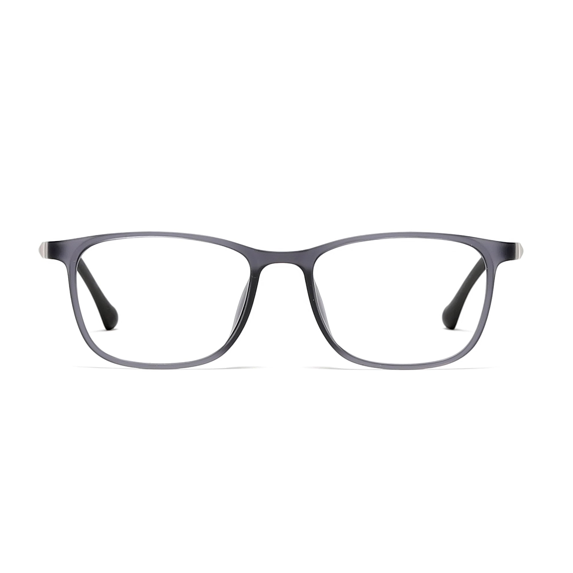 Cavolin Matt Grey Rectangle Eyeglasses