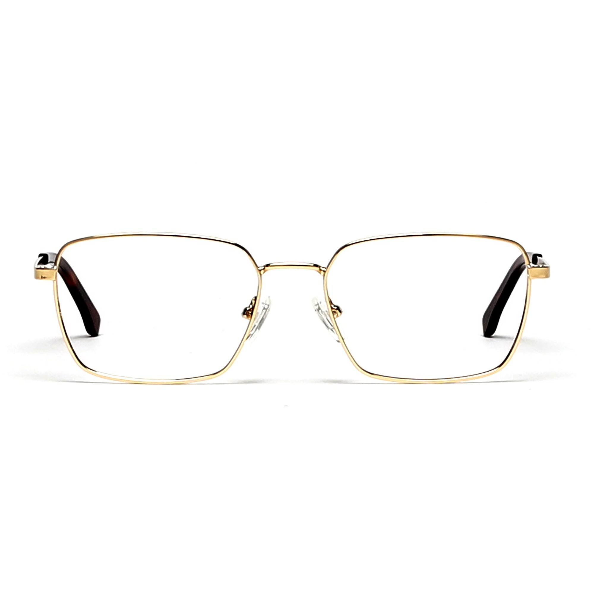 Cavolin Gold Rectangle Eyeglasses