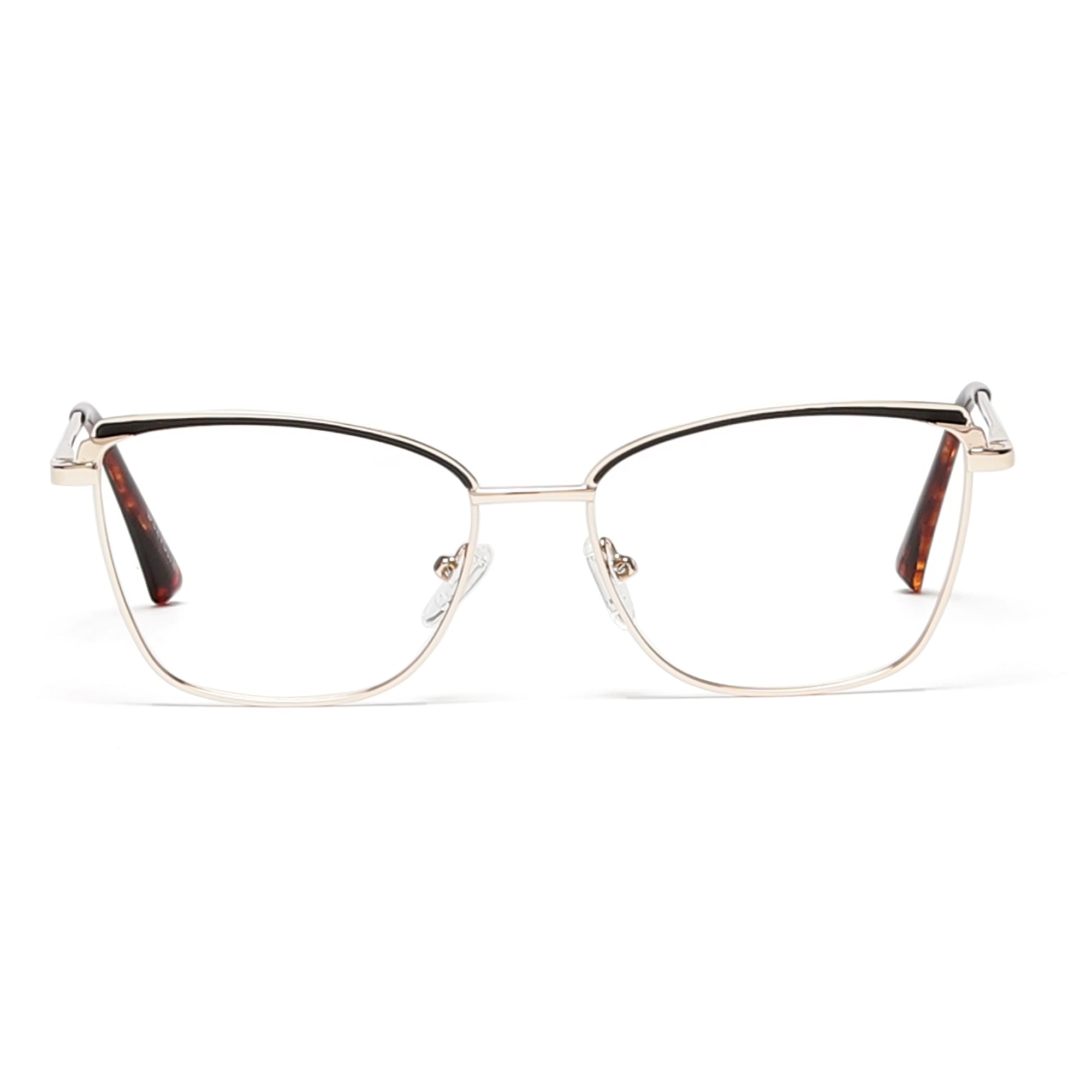 Cavolin Gold Cat Eye Eyeglasses