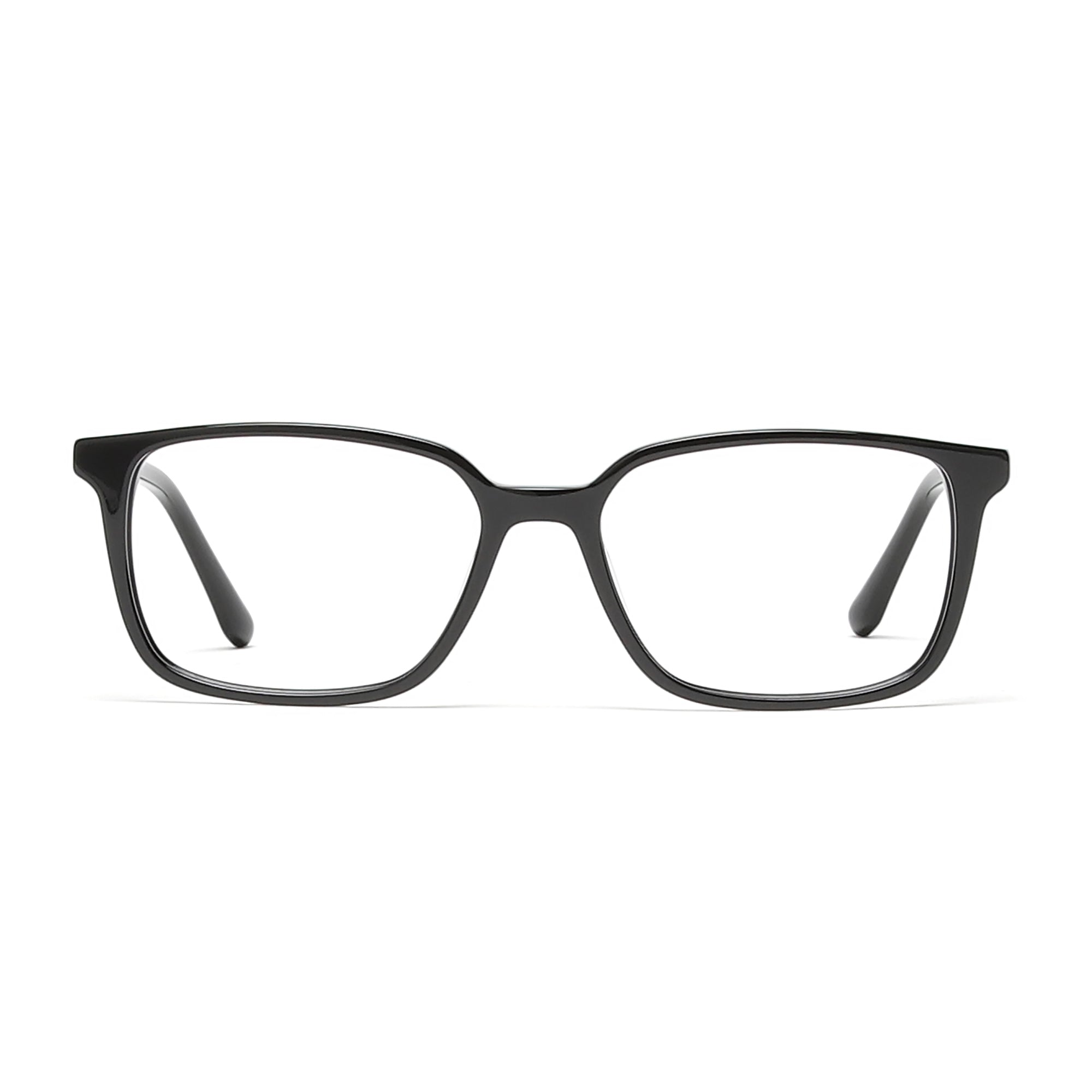 Cavolin Black Rectangle Eyeglasses