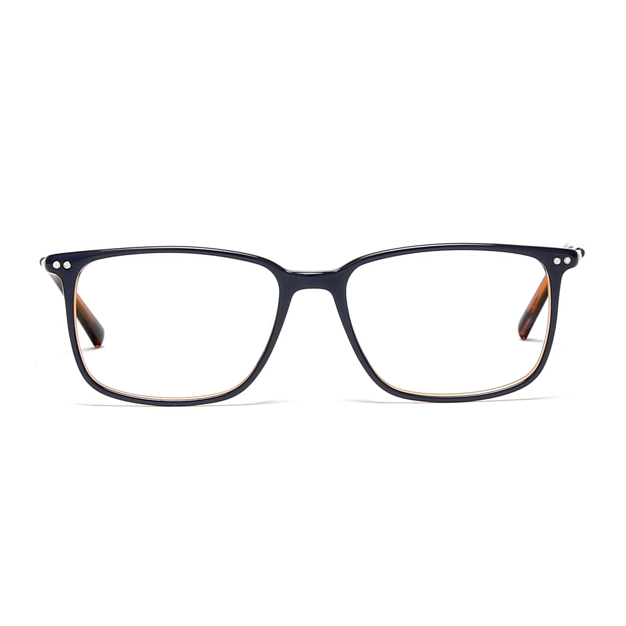 Cavolin Blue Rectangle Eyeglasses