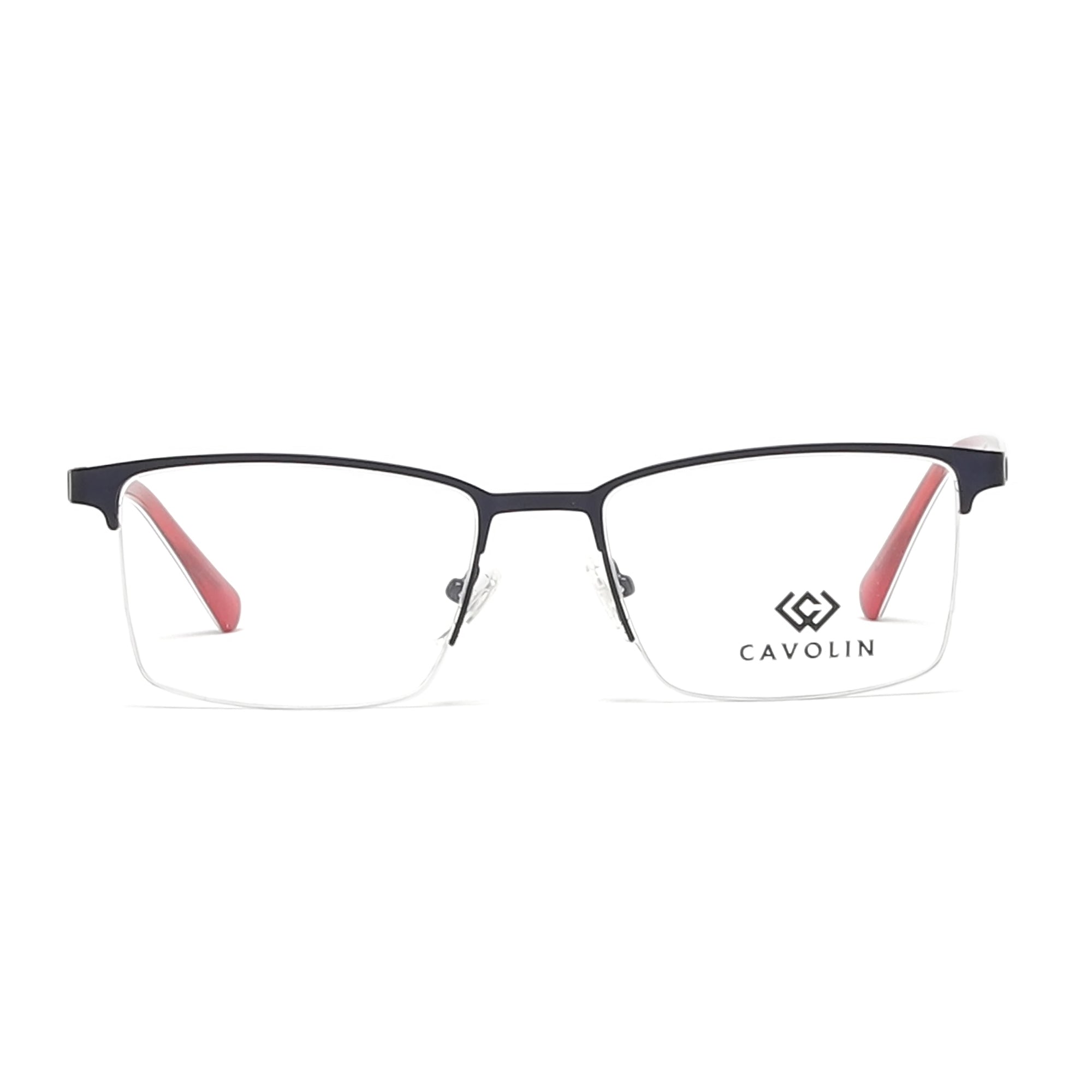 Cavolin Blue Rectangle Eyeglasses