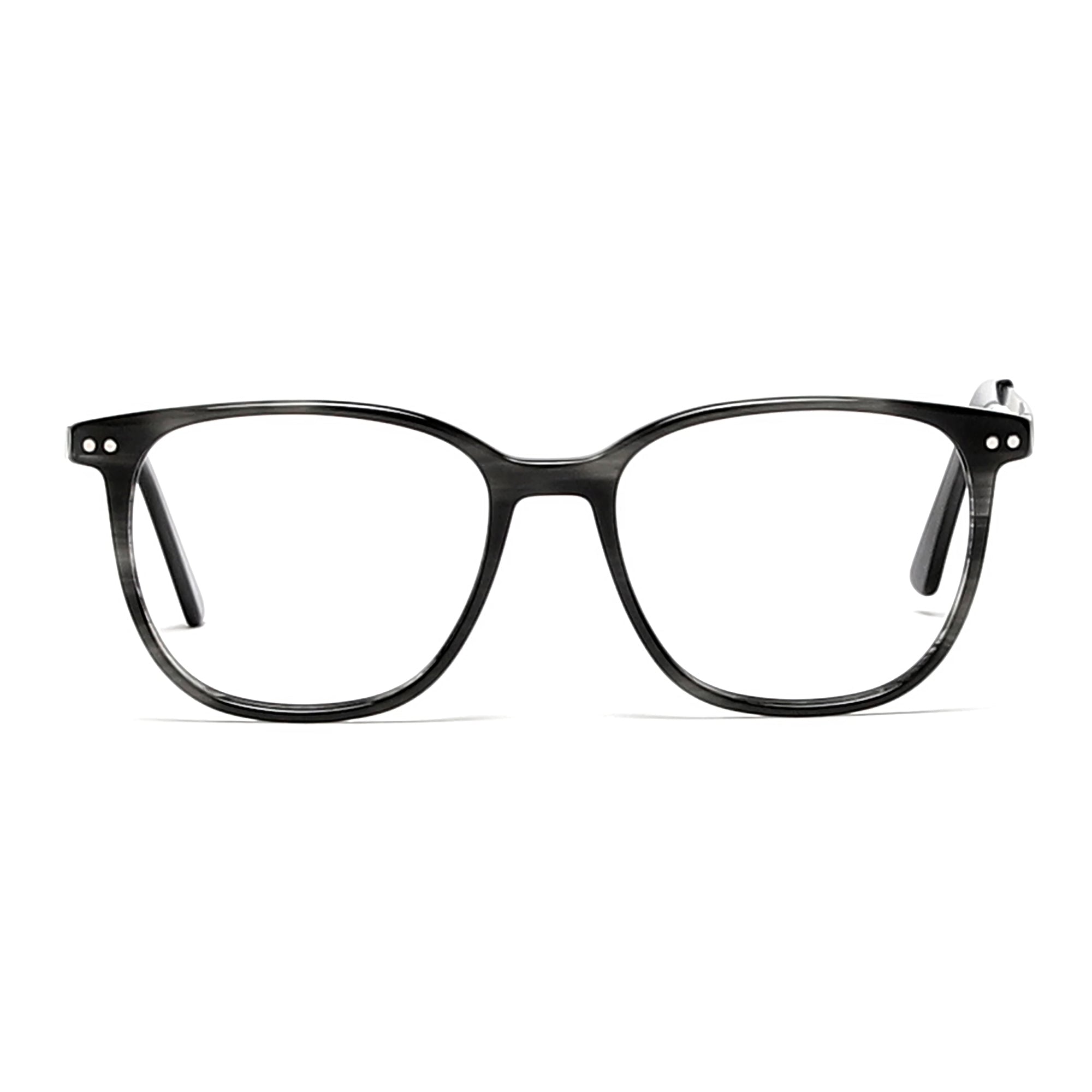 Cavolin Grey Square Eyeglasses