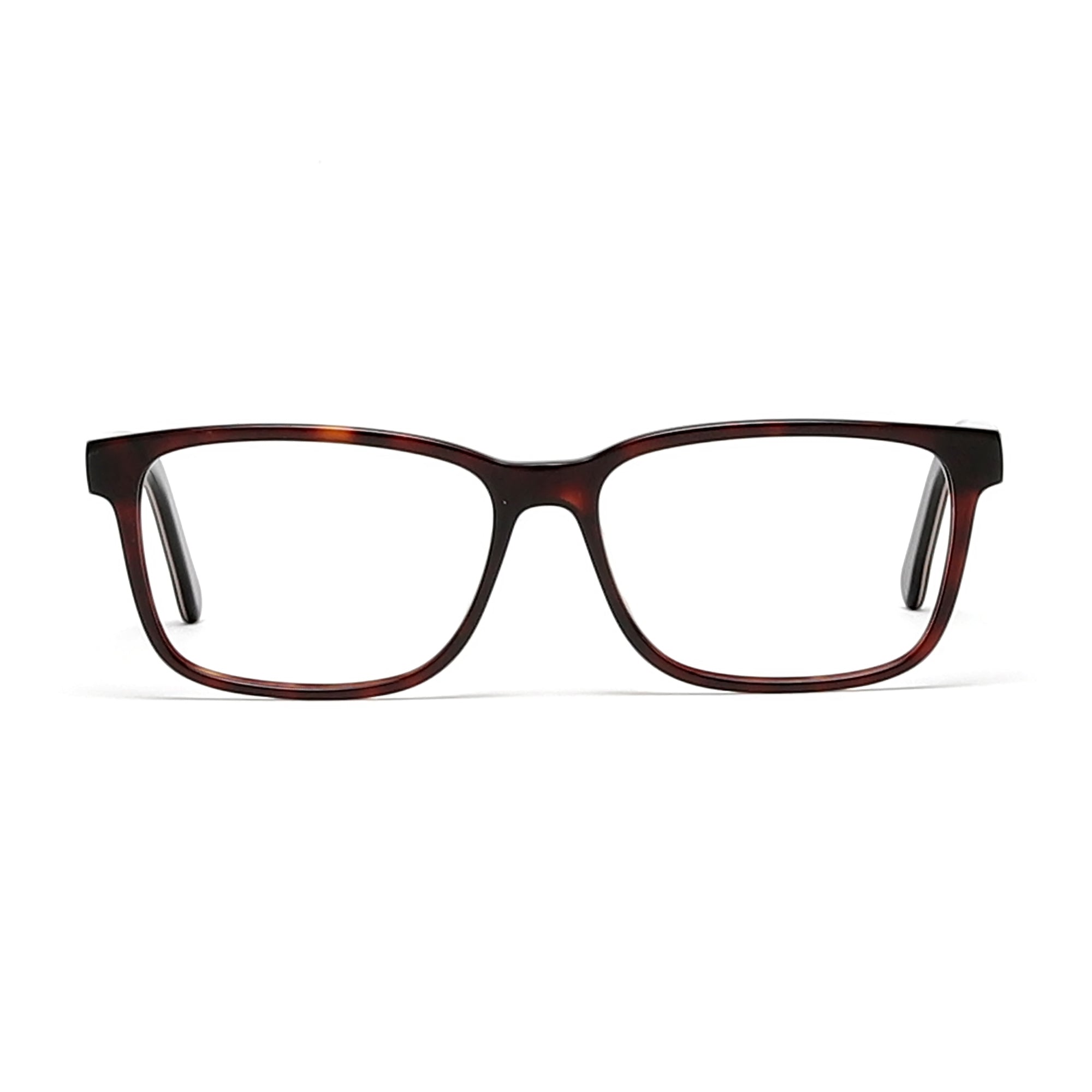 Cavolin Brown Rectangle Eyeglasses