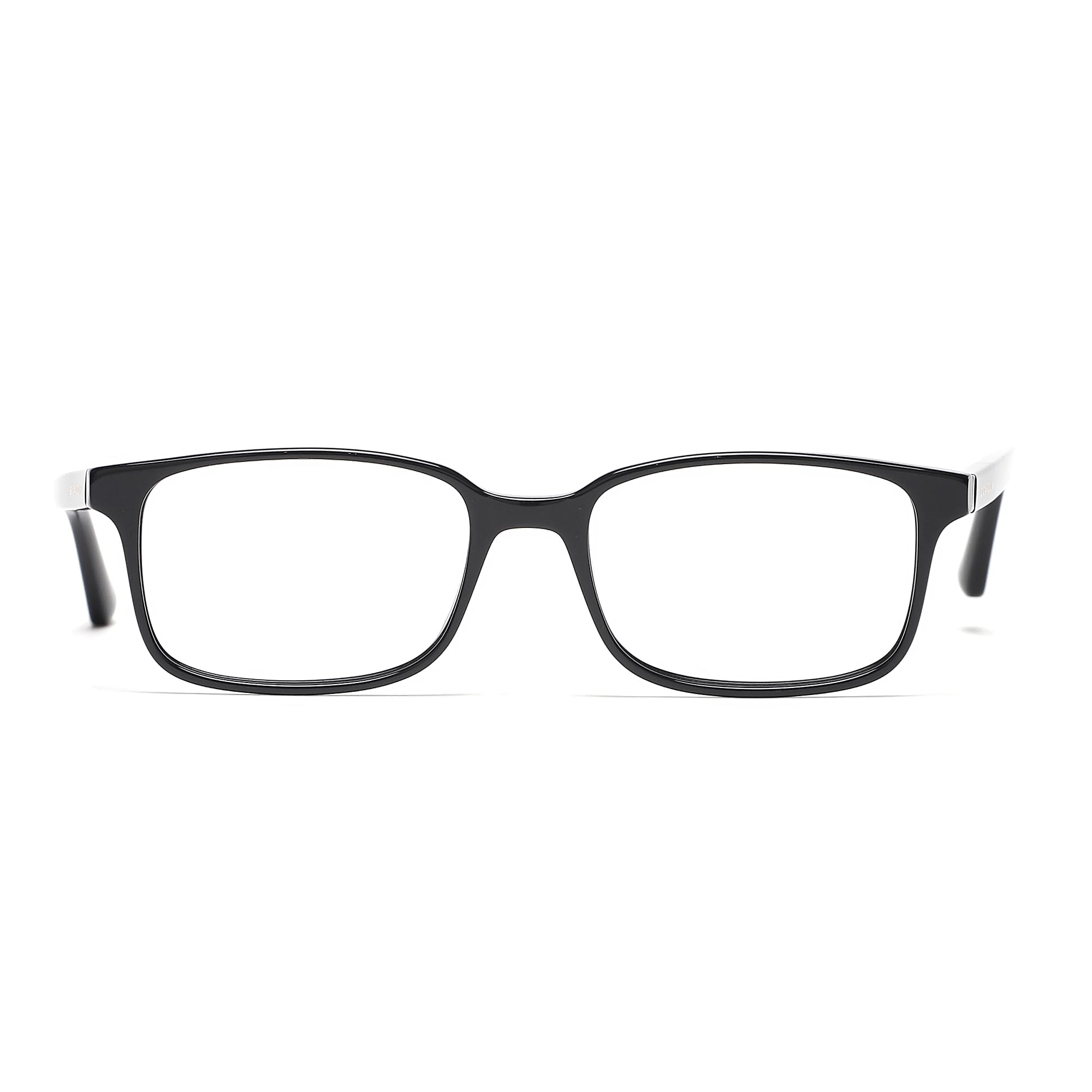 Cavolin Black Rectangle Eyeglasses