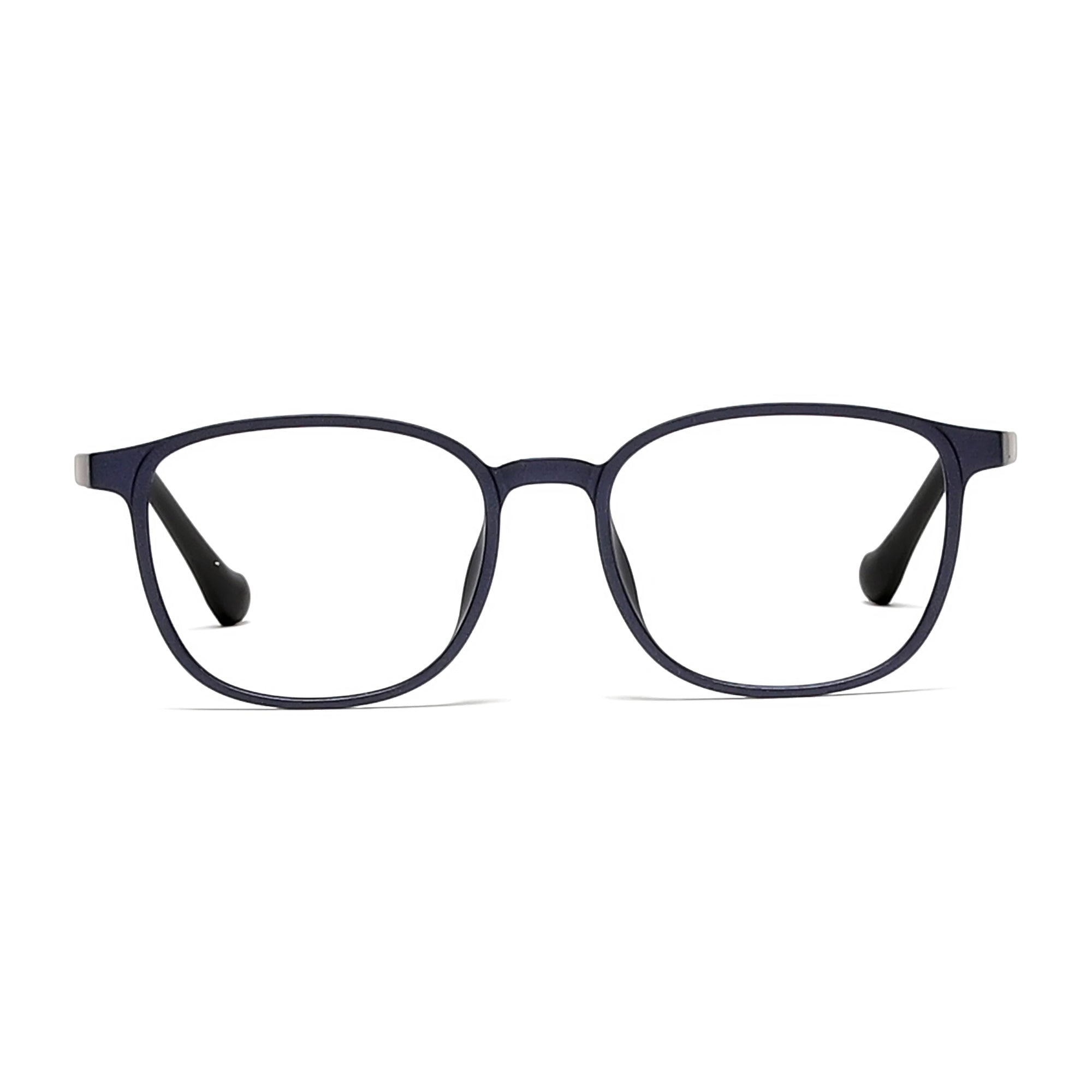 Cavolin Matt Blue Square Eyeglasses