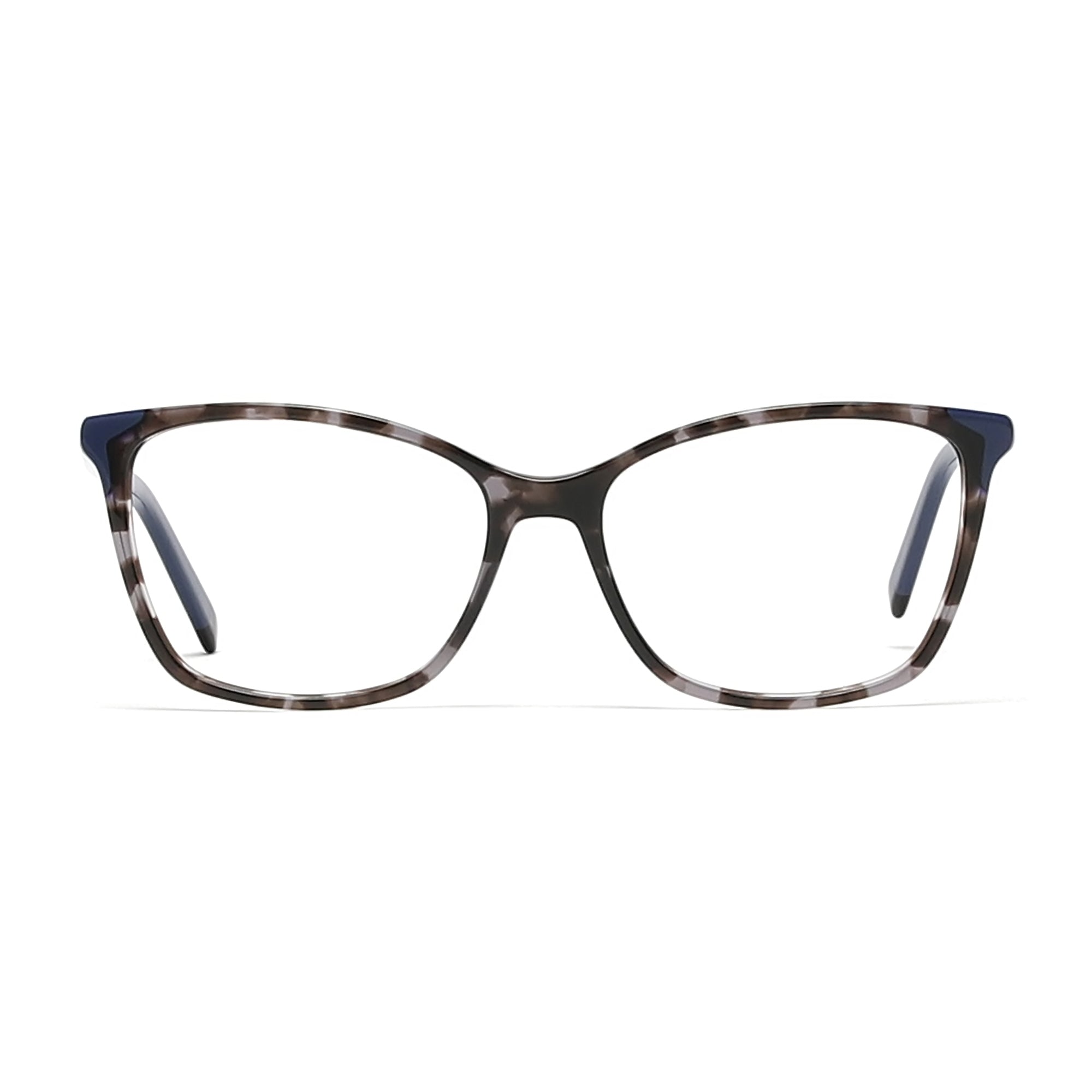 Cavolin Grey Blue Cat Eye Eyeglasses