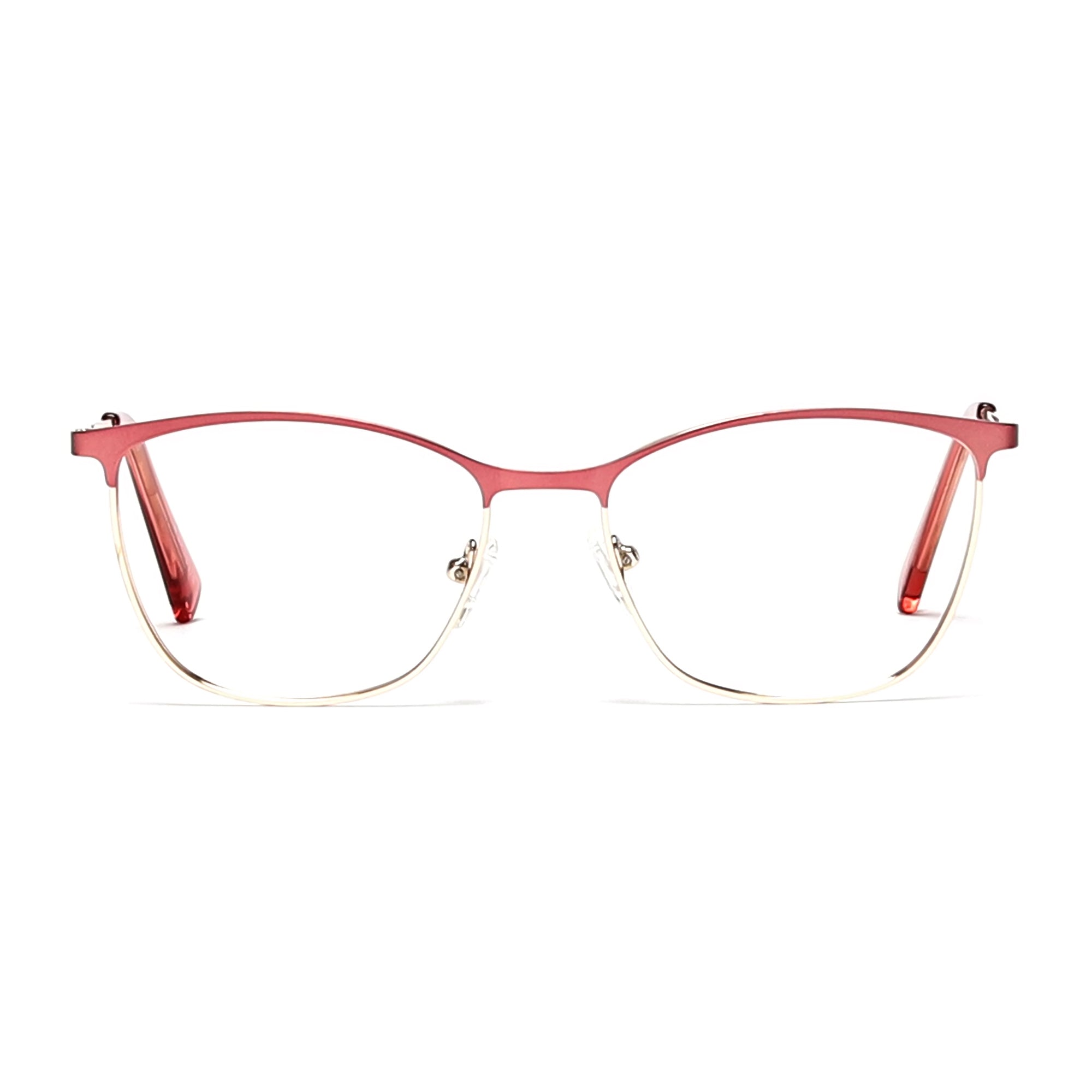 Cavolin Pink Gold Cat Eye Eyeglasses