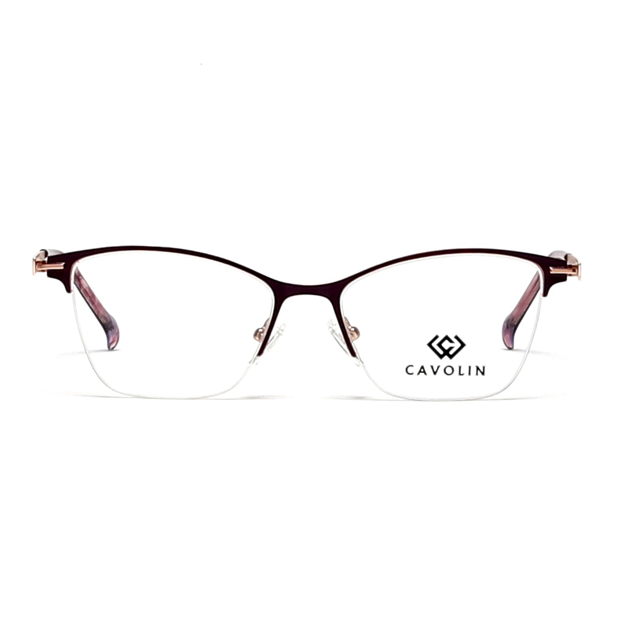 Cavolin Purple Cat Eye Eyeglasses