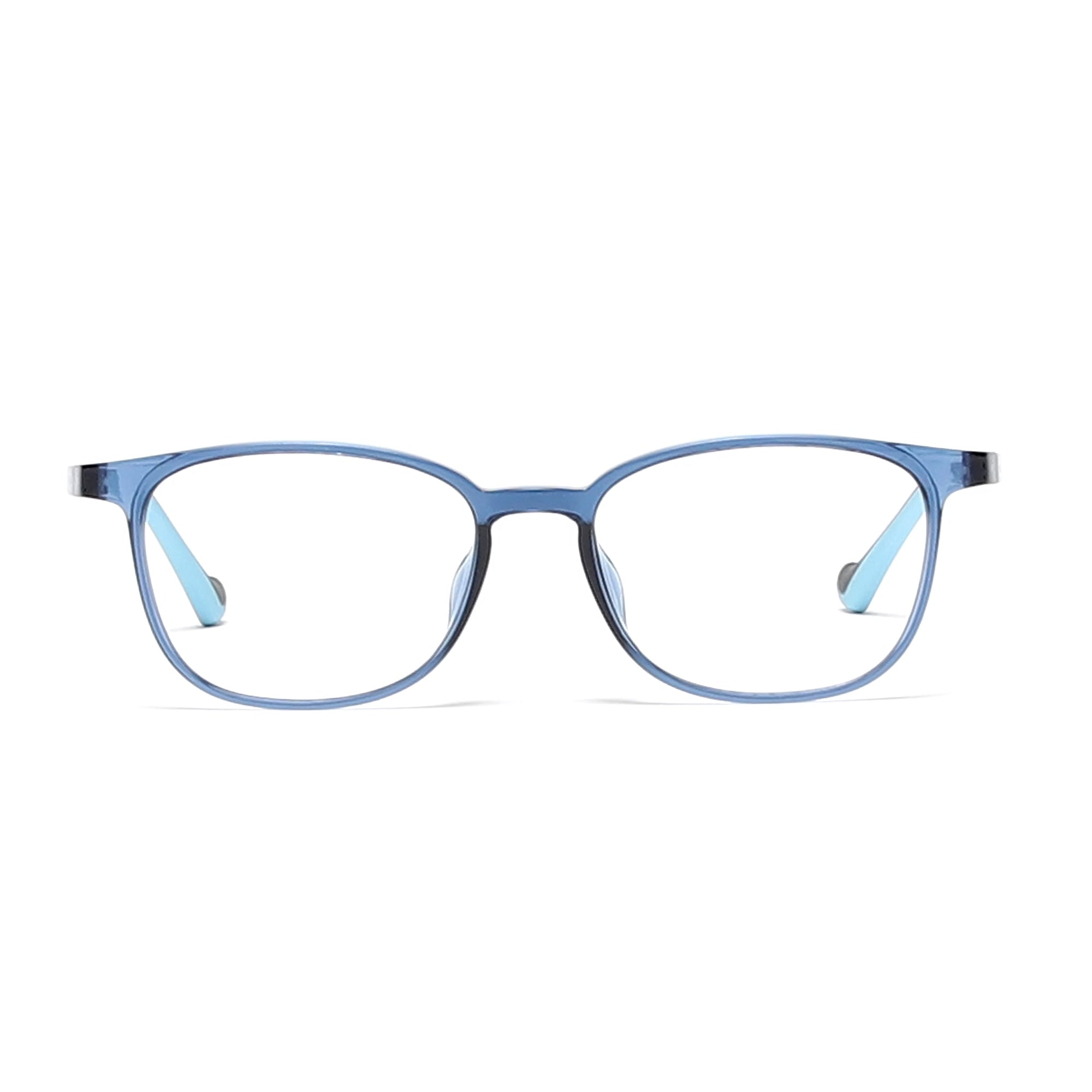 Cavolin Blue Rectangle Eyeglasses