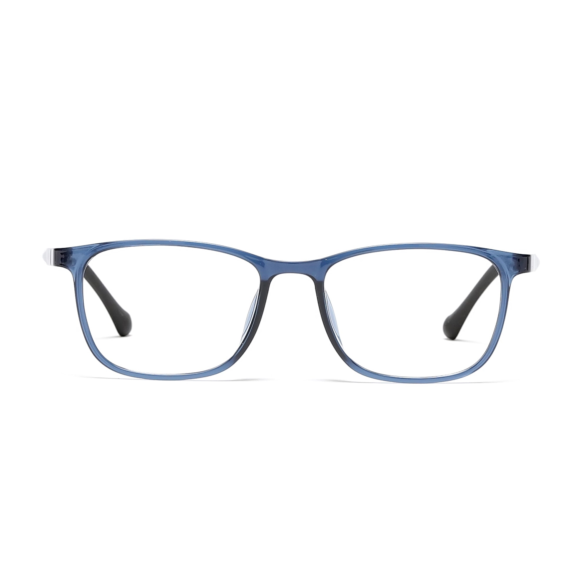 Cavolin Blue Rectangle Eyeglasses
