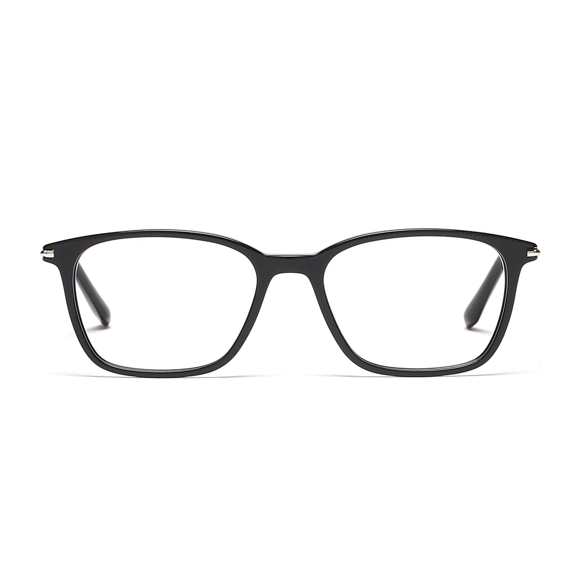 Cavolin Black Rectangle Eyeglasses